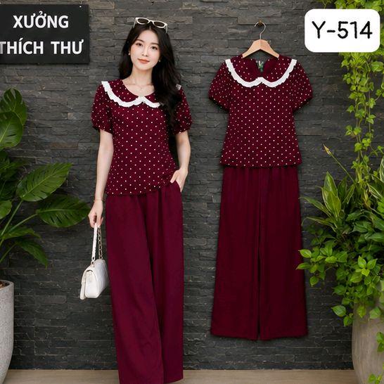 Thích Thư Đồ Bộ Thun Y510 Y511 y512 Y513 Y514 Form Đẹp Mềm Mịn Co Giãn Tốt Áo Quần Dài Thời Trang Cho Nữ_thumbnail_4