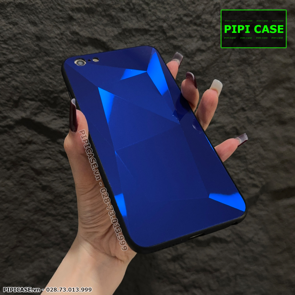 Ốp Lưng iPhone 6 Plus / 6S Plus - Kim Cương 6D - Xanh_thumbnail_3