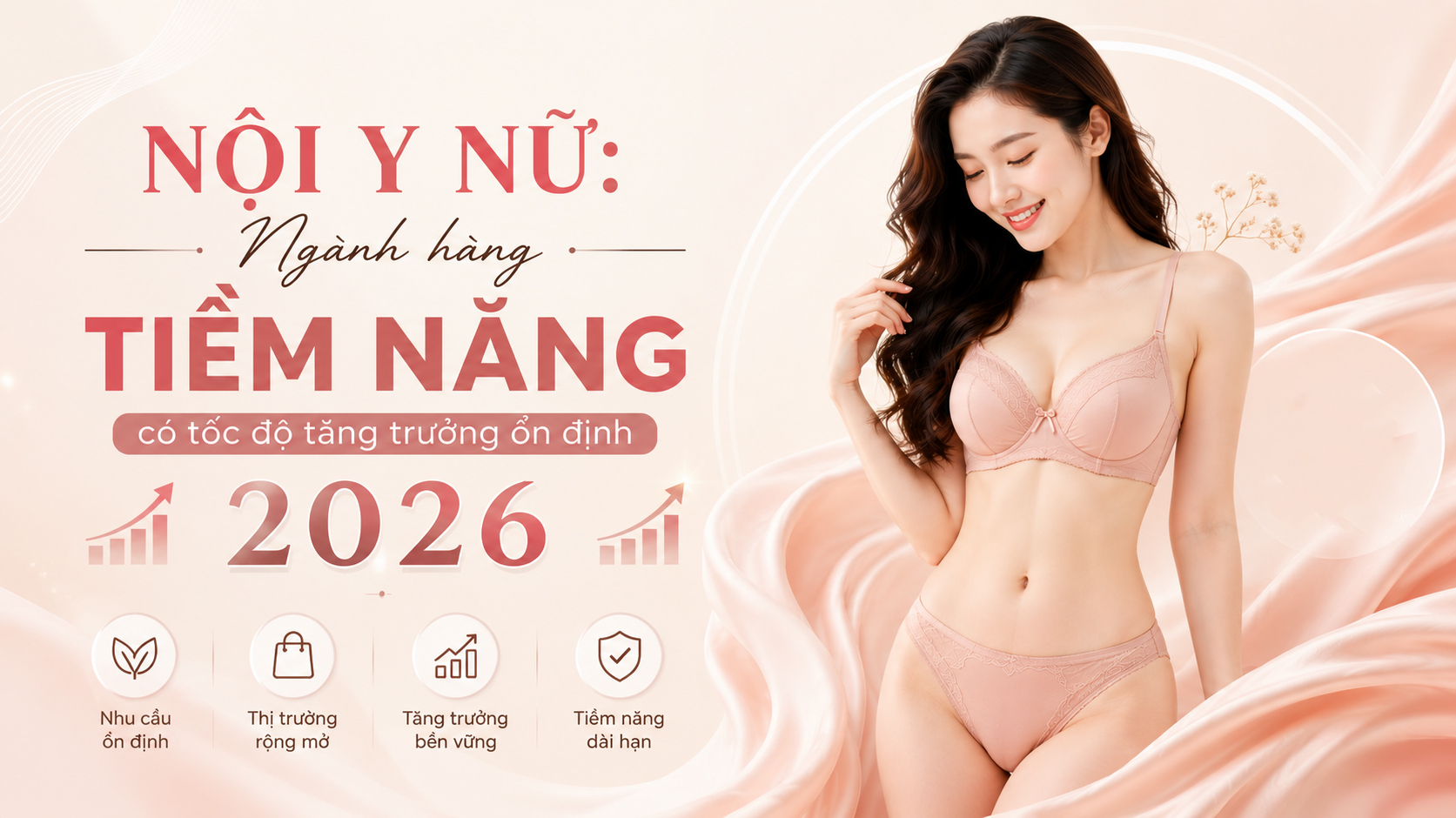 Nội y nữ: Ngành hàng tiềm năng có tốc độ tăng trưởng ổn định 2026