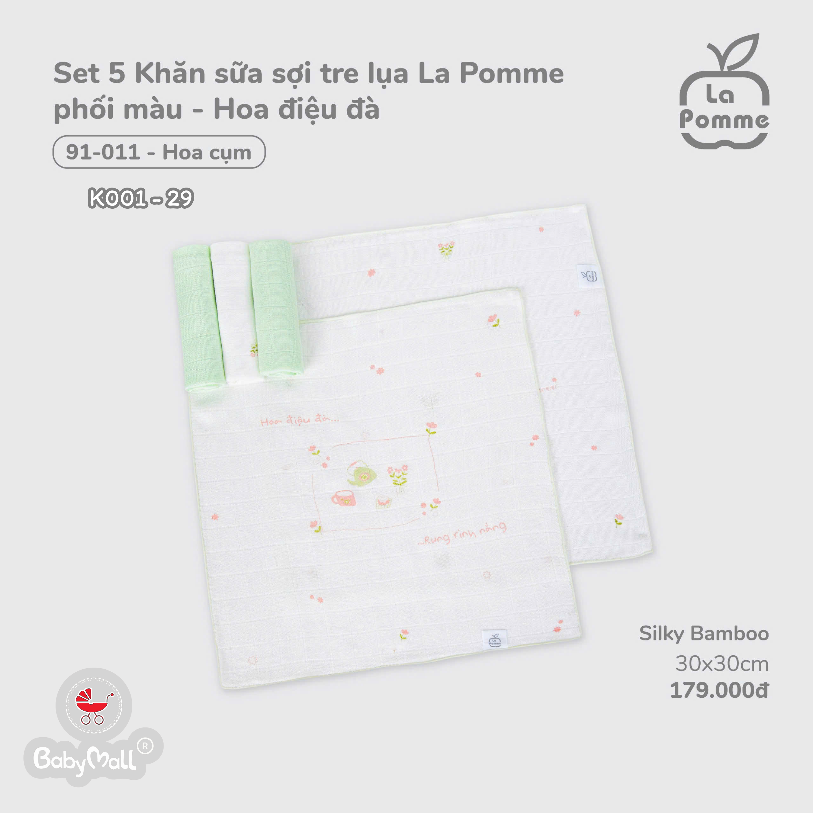 Set 5 khăn sữa La Pomme (30x30)_thumbnail_28