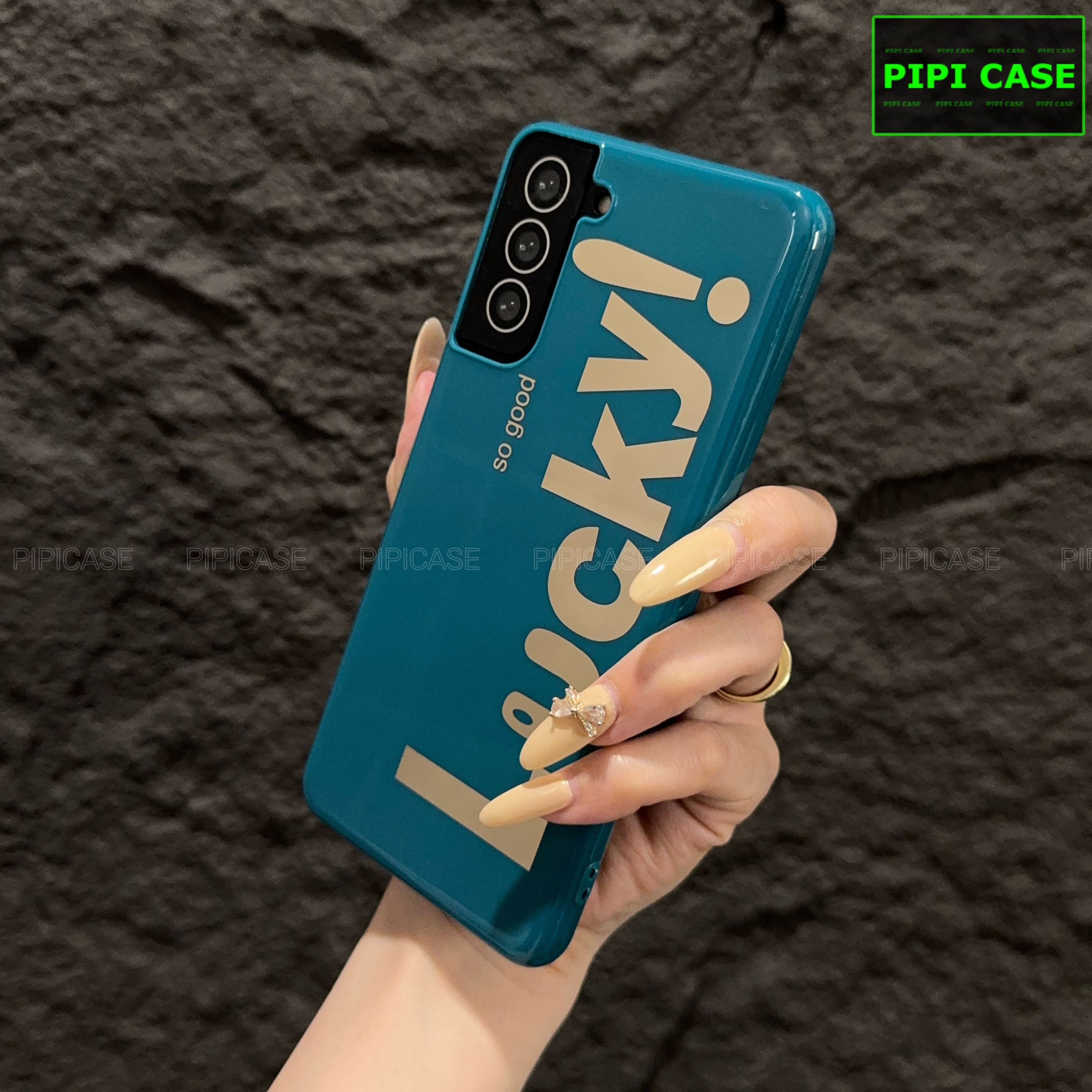 Ốp Lưng Samsung S21 Plus 5G - Lucky - Xanh Dương