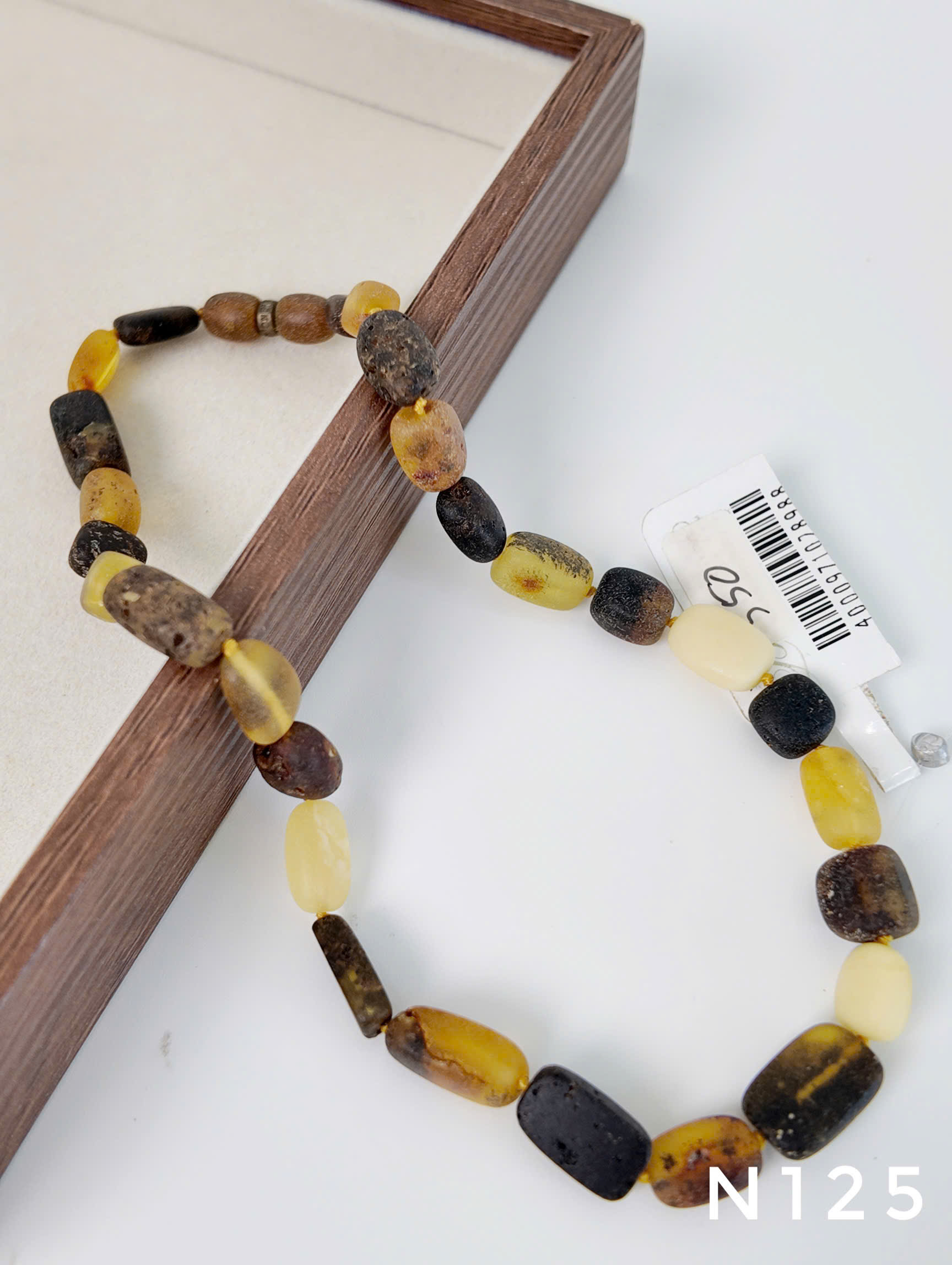 Dây Cổ Hổ Phách Rêu Đầm Lầy Dáng Tự Nhiên Cho Bé(3y-8y) – N125_thumbnail_4