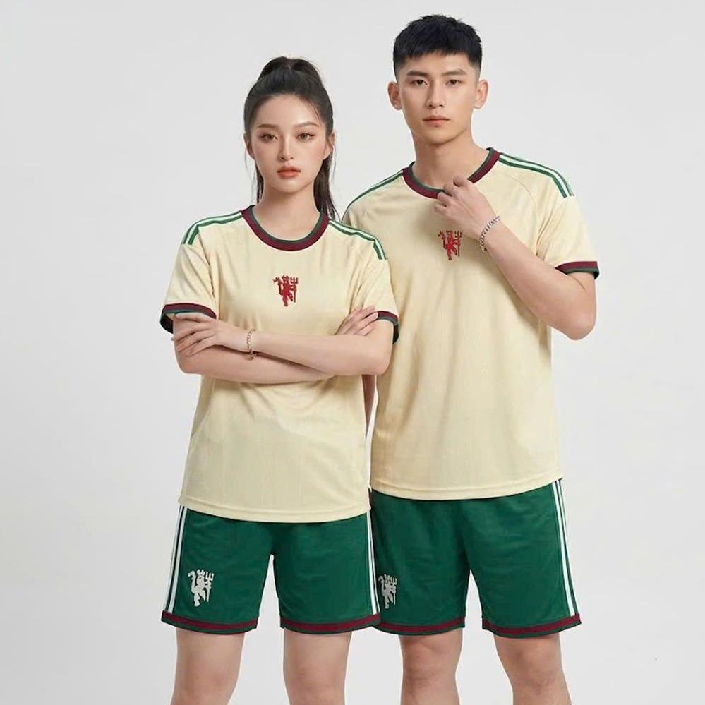 Quần Áo Bóng Đá Devils Kem Xanh 26/27 Thun Mè S-Comf Thoáng Khí Thể Thao Đương Đại