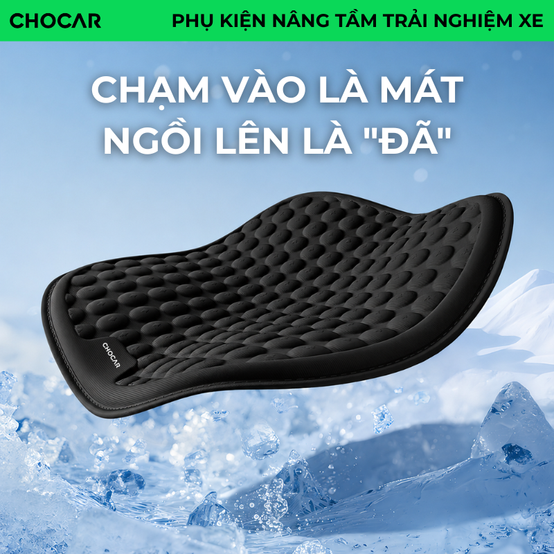 Đệm ghế ô tô TPR CoolGel