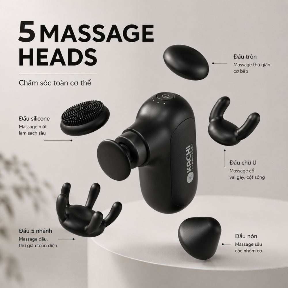 Máy massage cầm tay dạng súng KACHI MK453