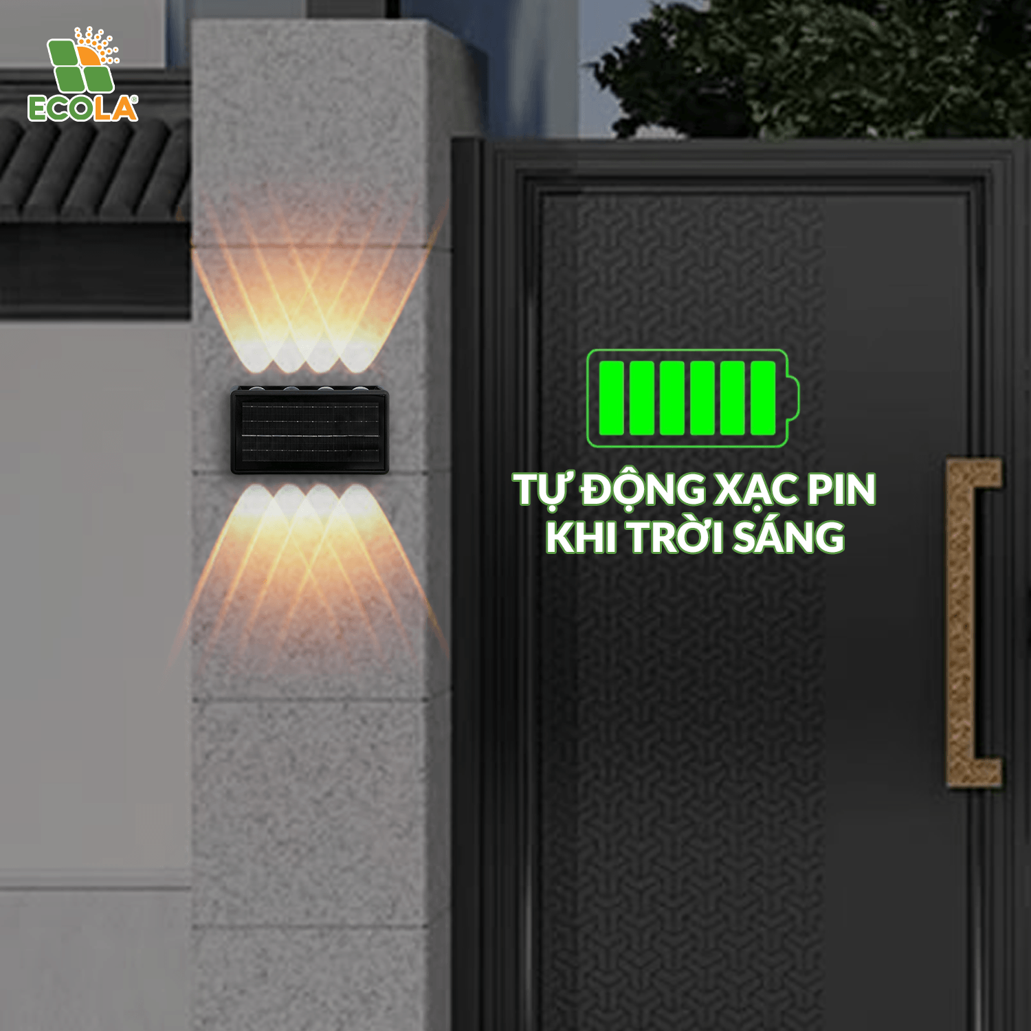 Đèn trang trí hắt tường năng lượng mặt trời ECOLA HT11_thumbnail_12