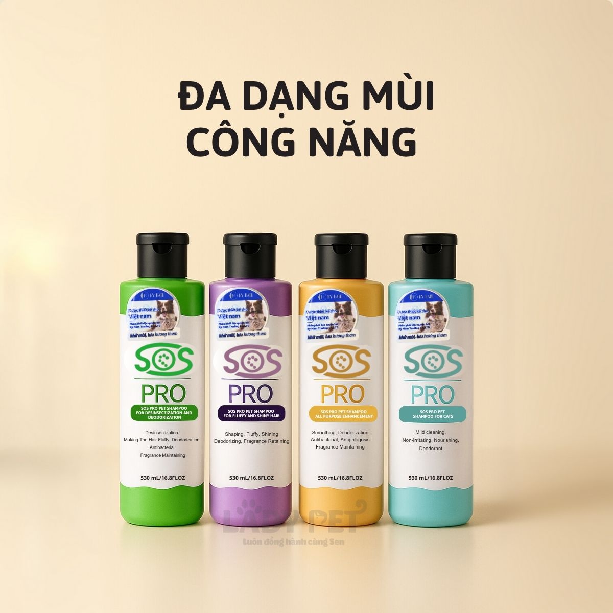 Sữa Tắm SOS Pro Dòng Cao Cấp Cho Thú Cưng (530ml)_thumbnail_1