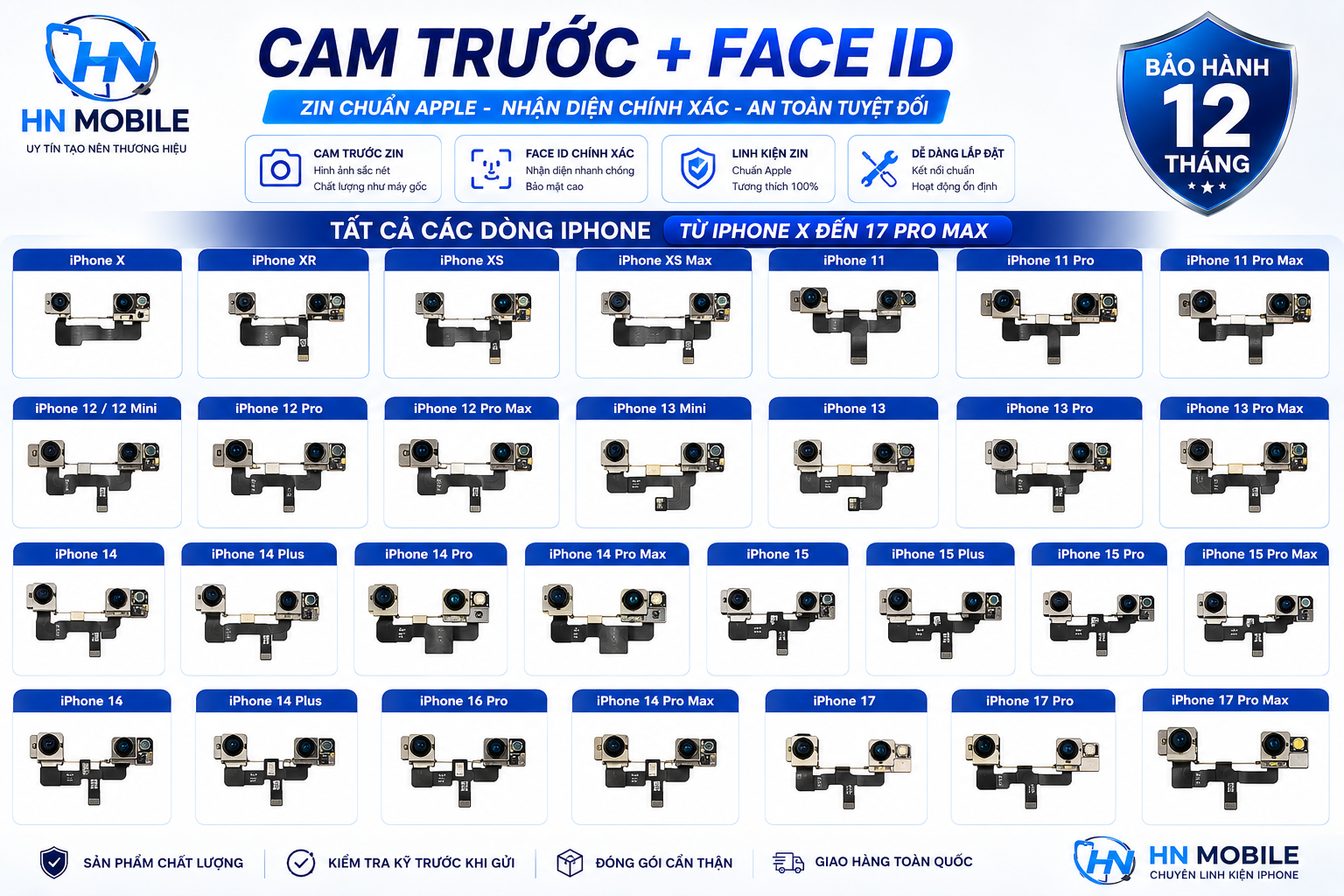 Camera Trước iPhone 