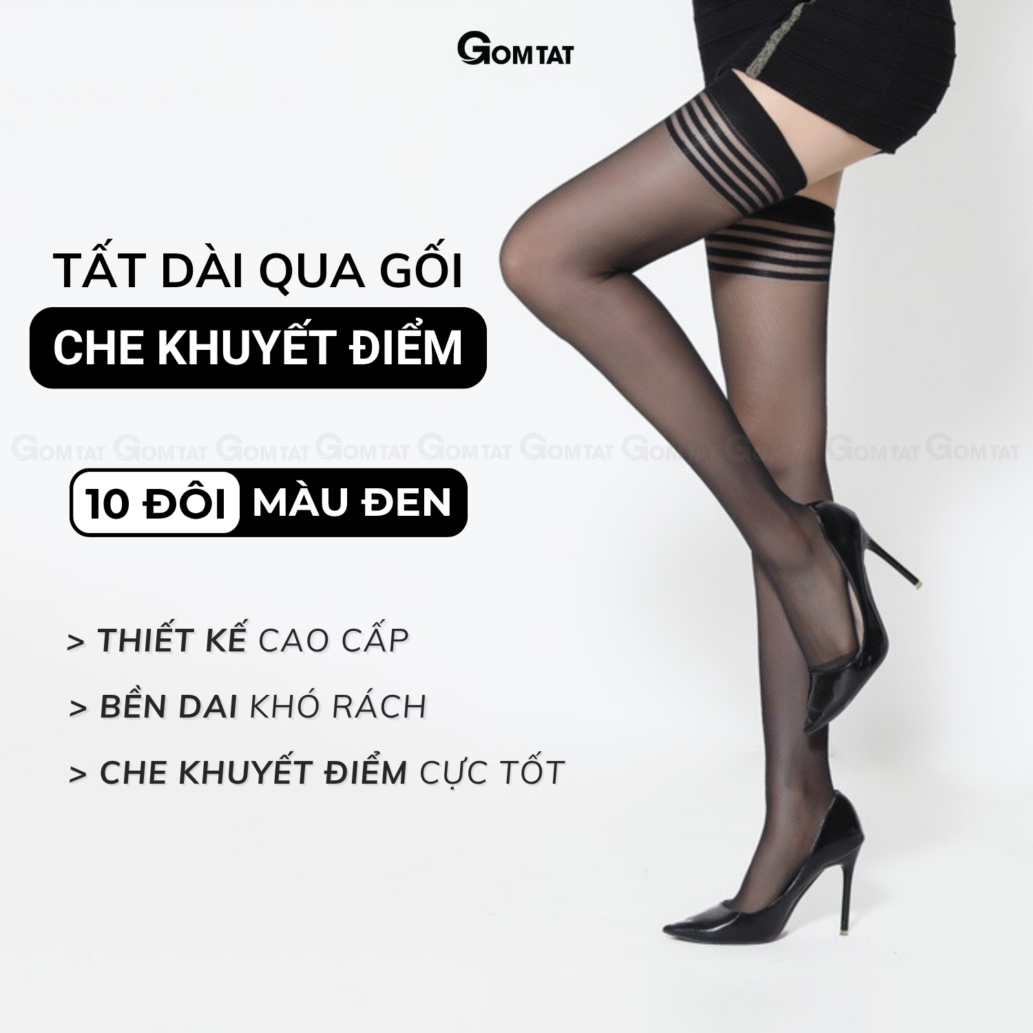 Set 10 đôi tất vớ dài qua gối nữ GOMTAT che khuyết điểm siêu dai, chất liệu sợi poly mềm mịn co giãn - GUO-A104_thumbnail_12