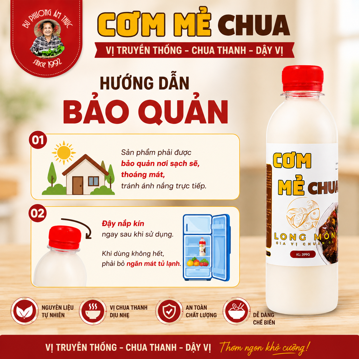 Combo 2 Chai Cơm Mẻ Chua Bu Phương 399G – Nấu Giả Cầy - BP16-2_thumbnail_6