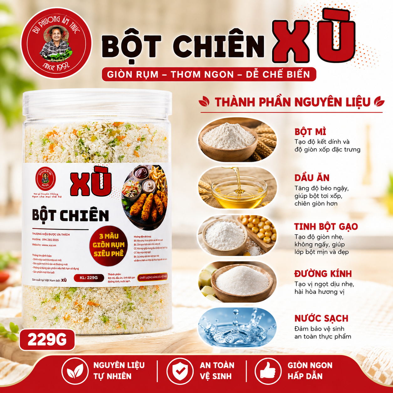 Bột Chiên Xù Bu Phương 229G – Giòn Rụm - BP10_thumbnail_1