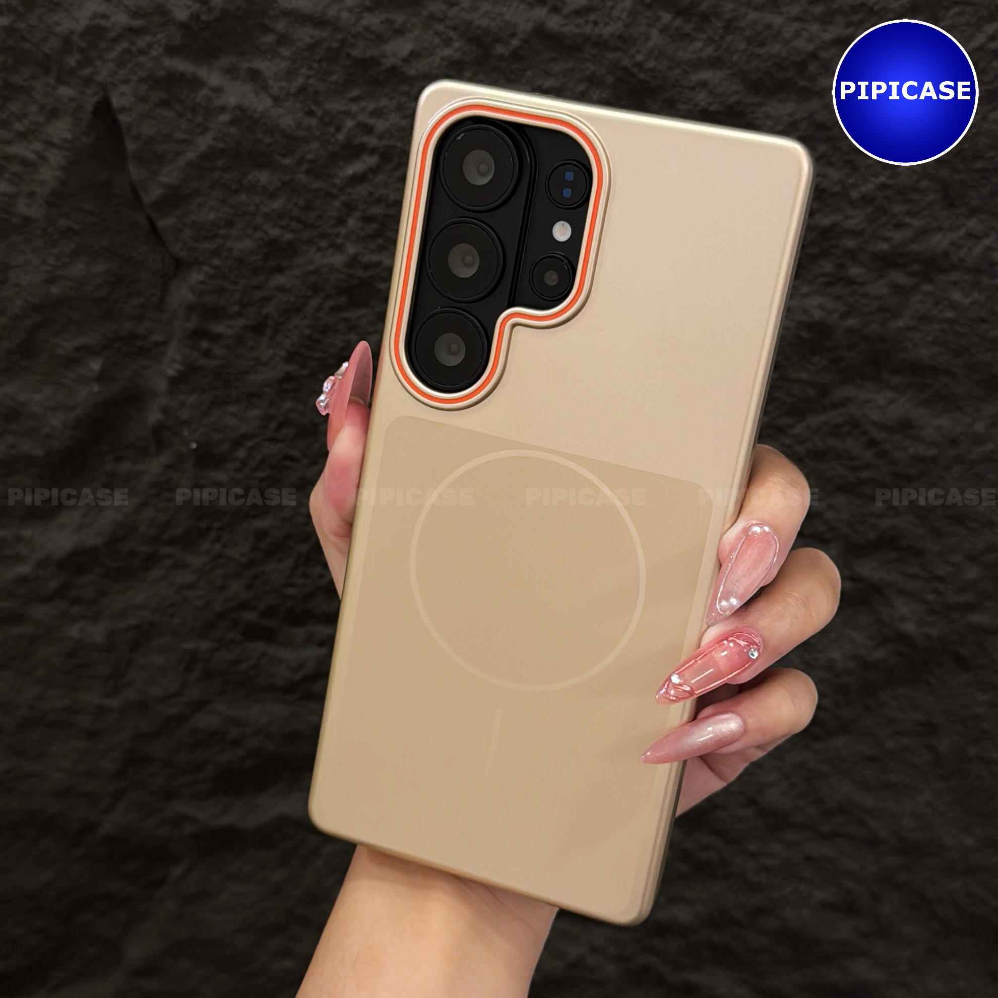 Ốp Lưng Samsung S25 Ultra 5G - Vani - Vàng