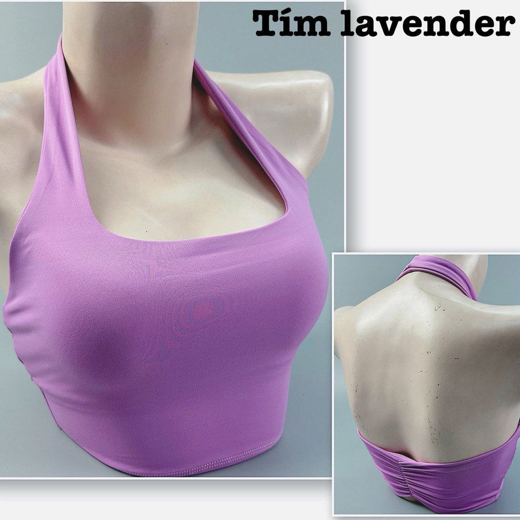 Áo Bra Yếm Nhún Lưng Nâng Ngực Không Gọng Chất Thun Lạnh Co Giãn Sẵn Mút_thumbnail_21