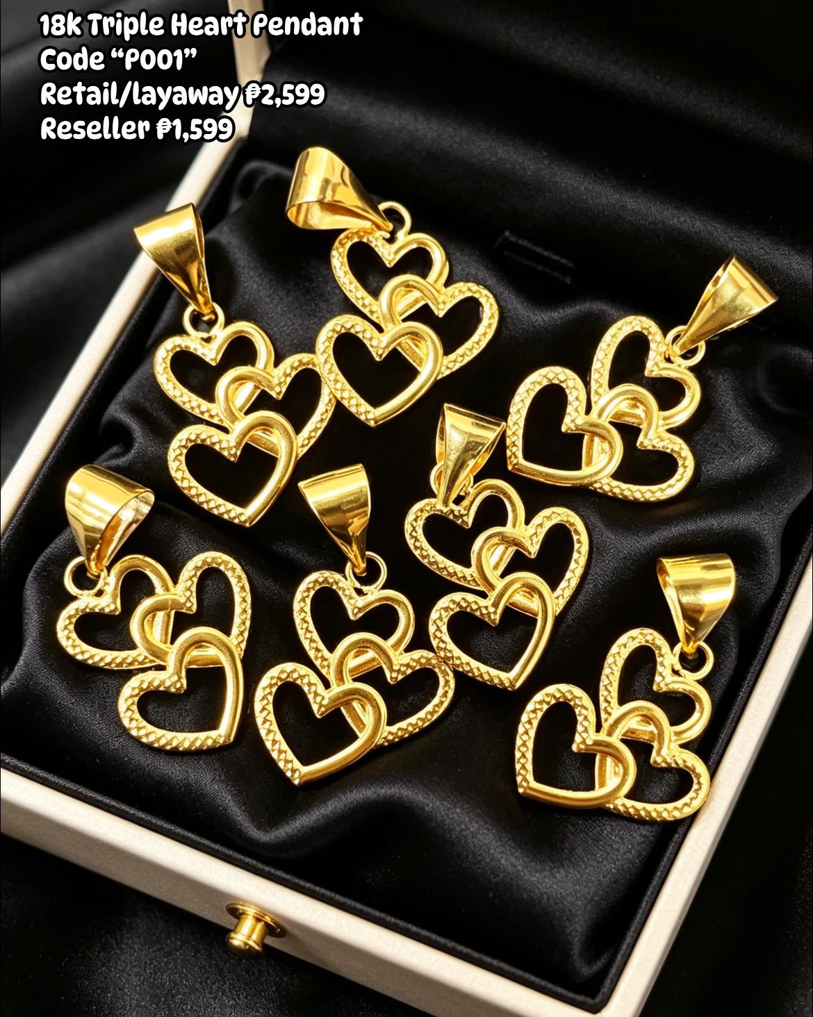 Triple Heart Pendant