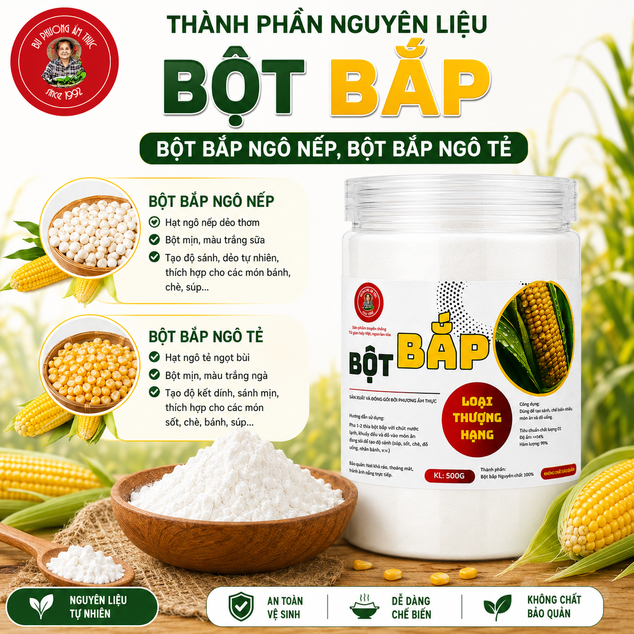 Bột Bắp Nguyên Chất Bu Phương – Tạo Sánh Súp, Sốt, Món Xào - BP18_thumbnail_4