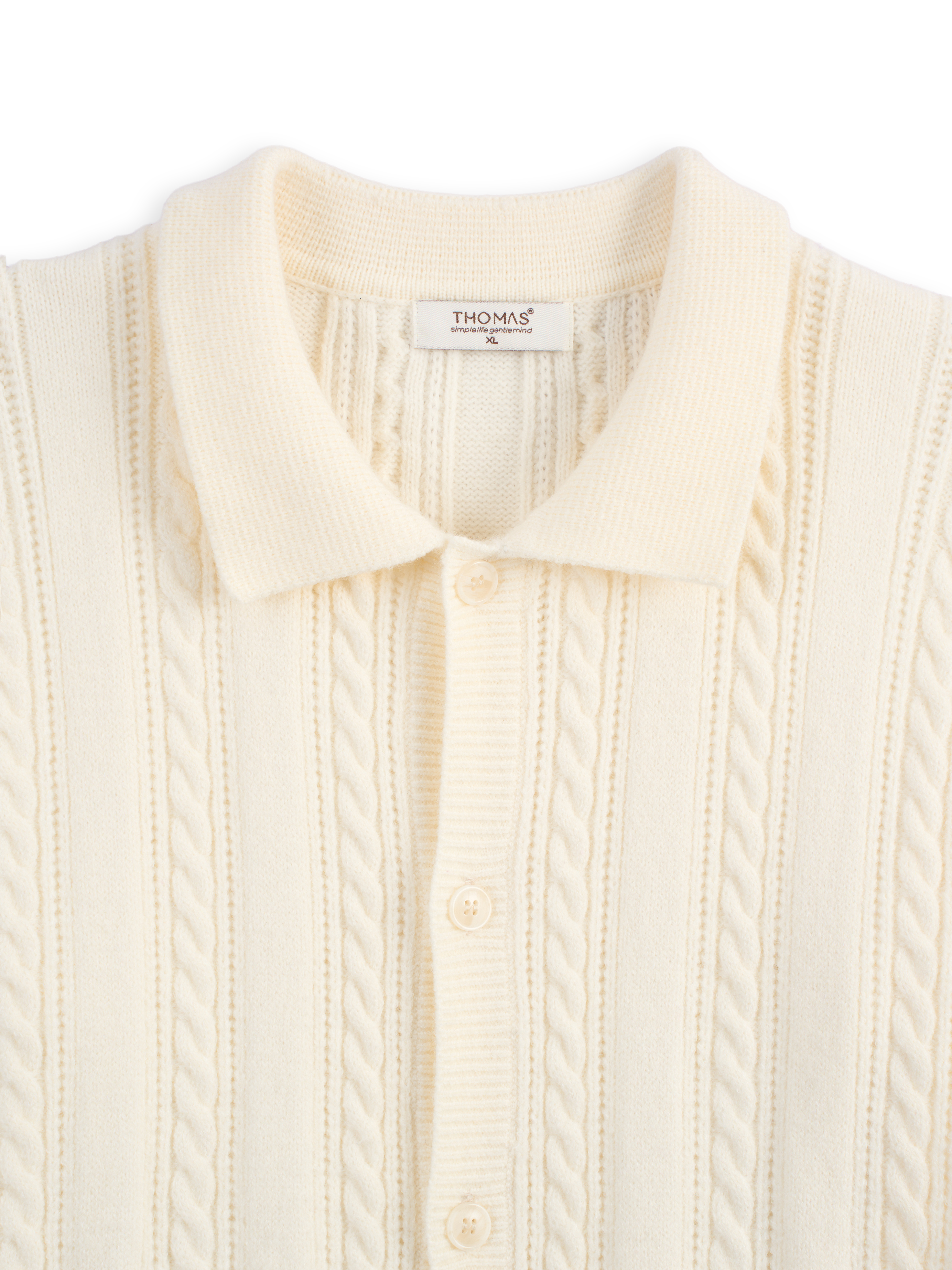 Áo Cardigan Dệt Kim Ivy Sợi Acrylic Form Regular