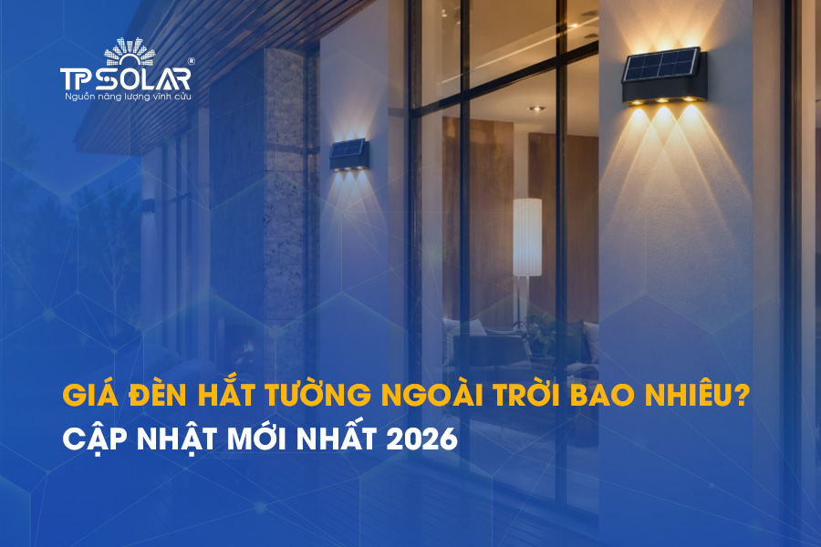 Giá đèn hắt tường ngoài trời bao nhiêu? Cập nhật mới nhất 2026
