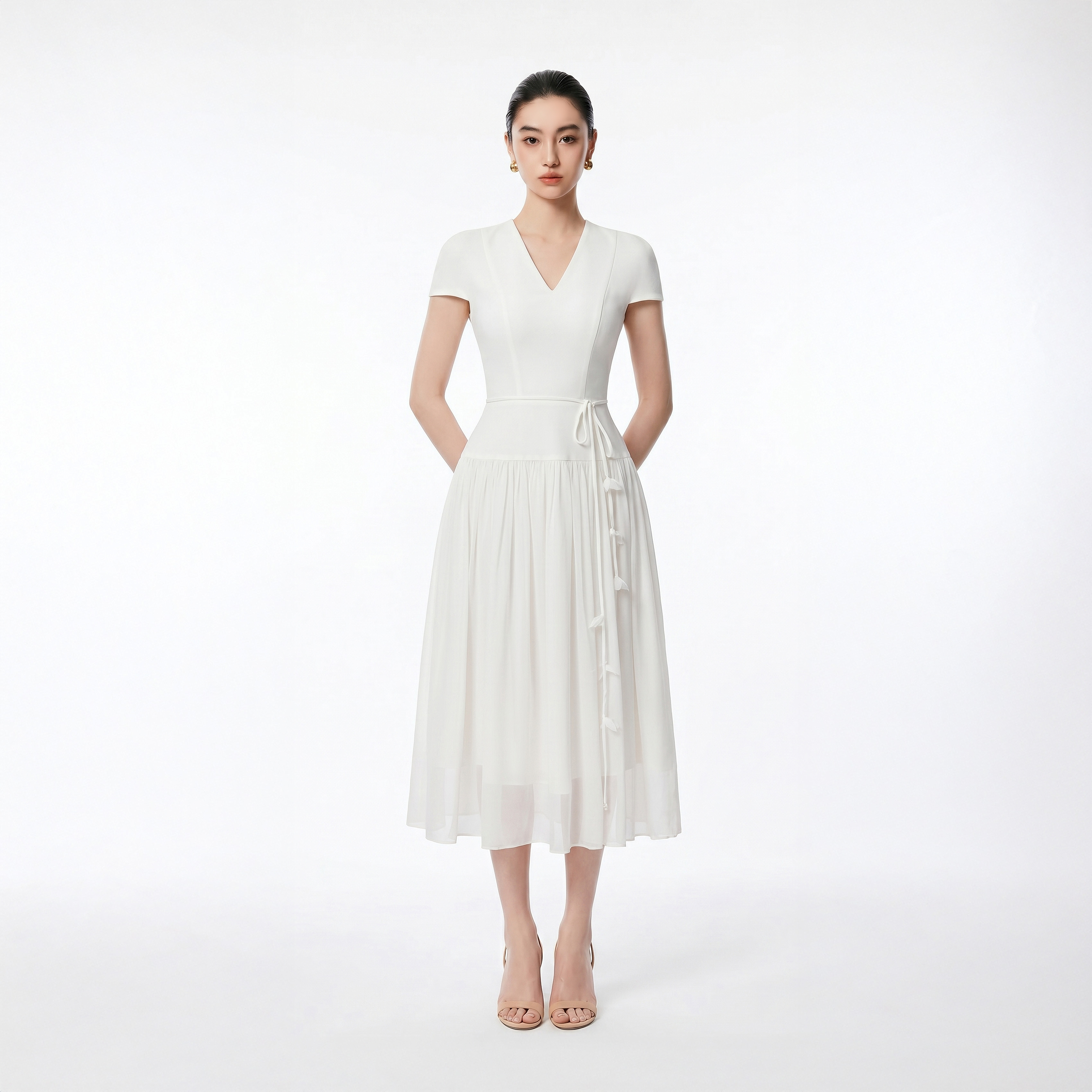 WHITE WENDY DRESS