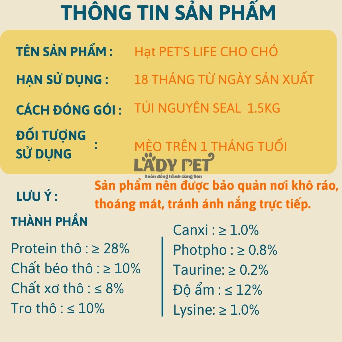 Hạt Trộn Đồ Sấy Pet's Life Cho Cún (1,5kg)_thumbnail_4