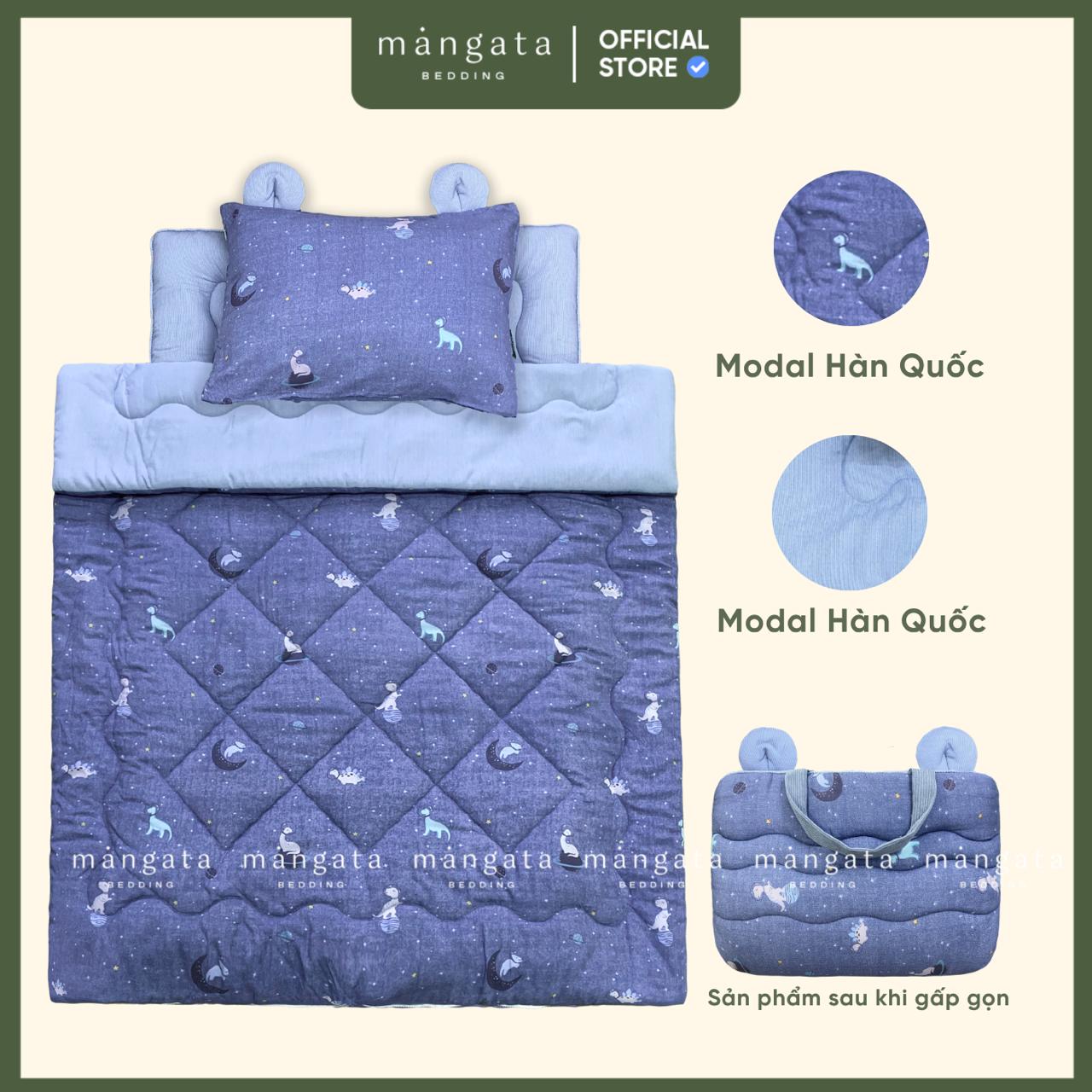 Mẫu Khủng long vũ trụ - Bộ chăn gối gấp gọn đi học _thumbnail_1