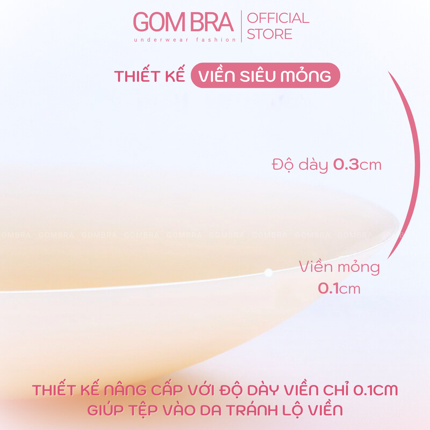 Miếng Dán Vòng 1 Nữ Silicone Tàng Hình Gom Bra, Keo Bám Dính Tốt Tệp Da, Có Thể Tái Sử Dụng - SA-5550_thumbnail_3