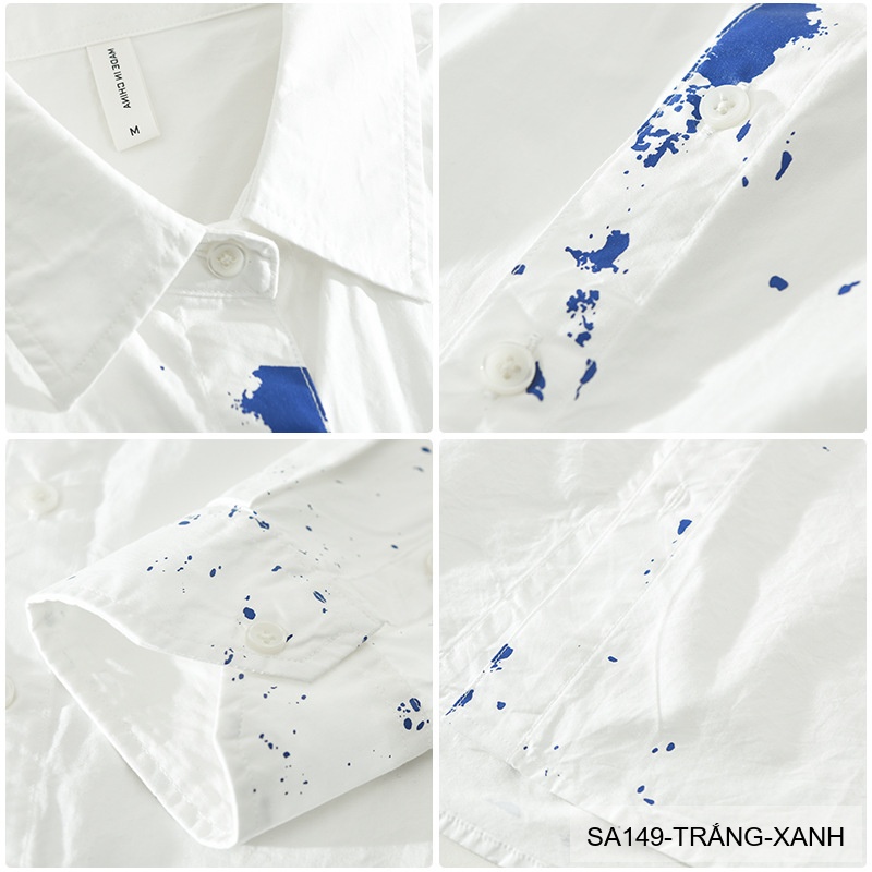 SA149 - Áo sơ mi nam dài tay phong cách Nhật Bản, chất cotton 100%, họa tiết sơn mài trẻ trung, form regular_thumbnail_3