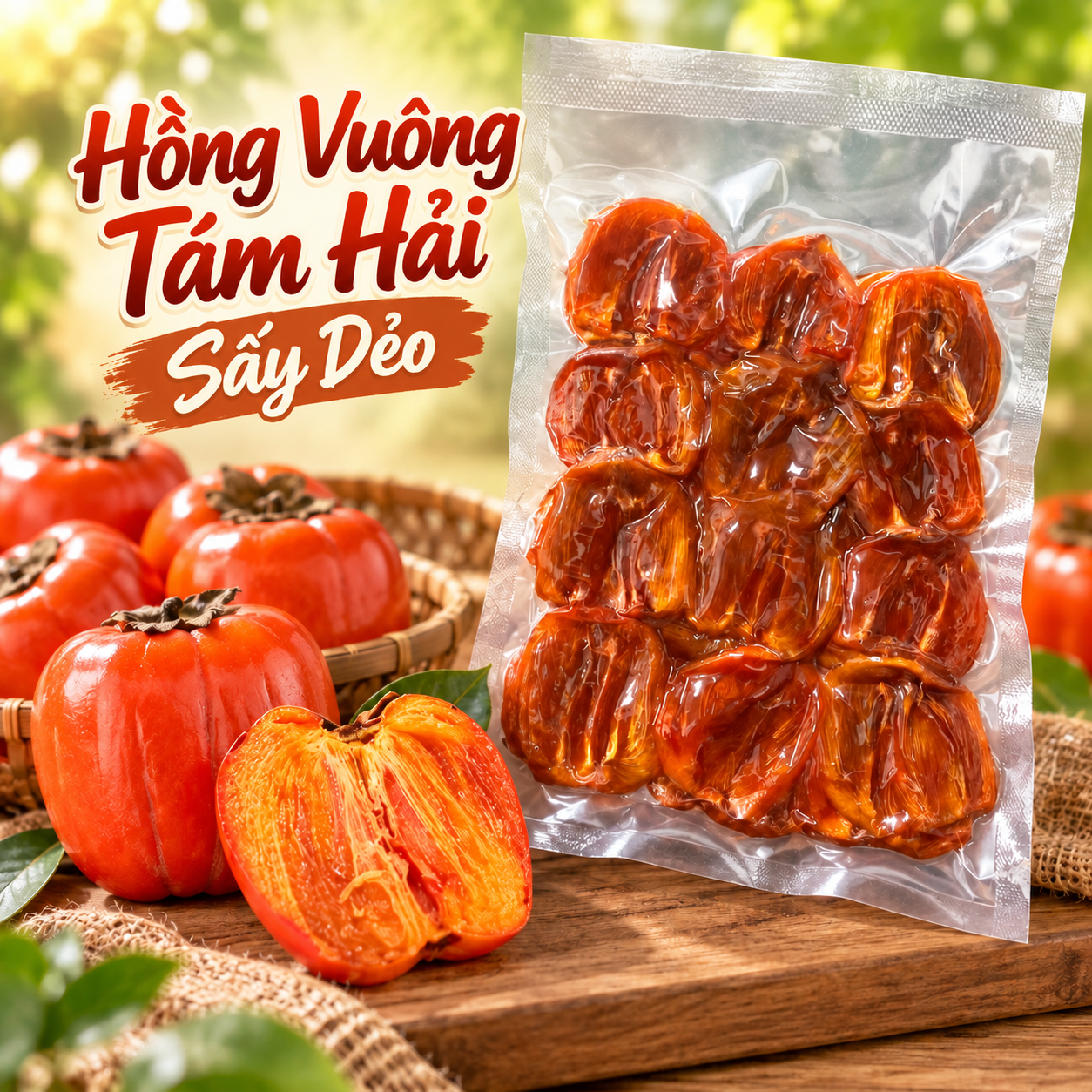 Hồng Vuông Tám Hải Sấy Dẻo