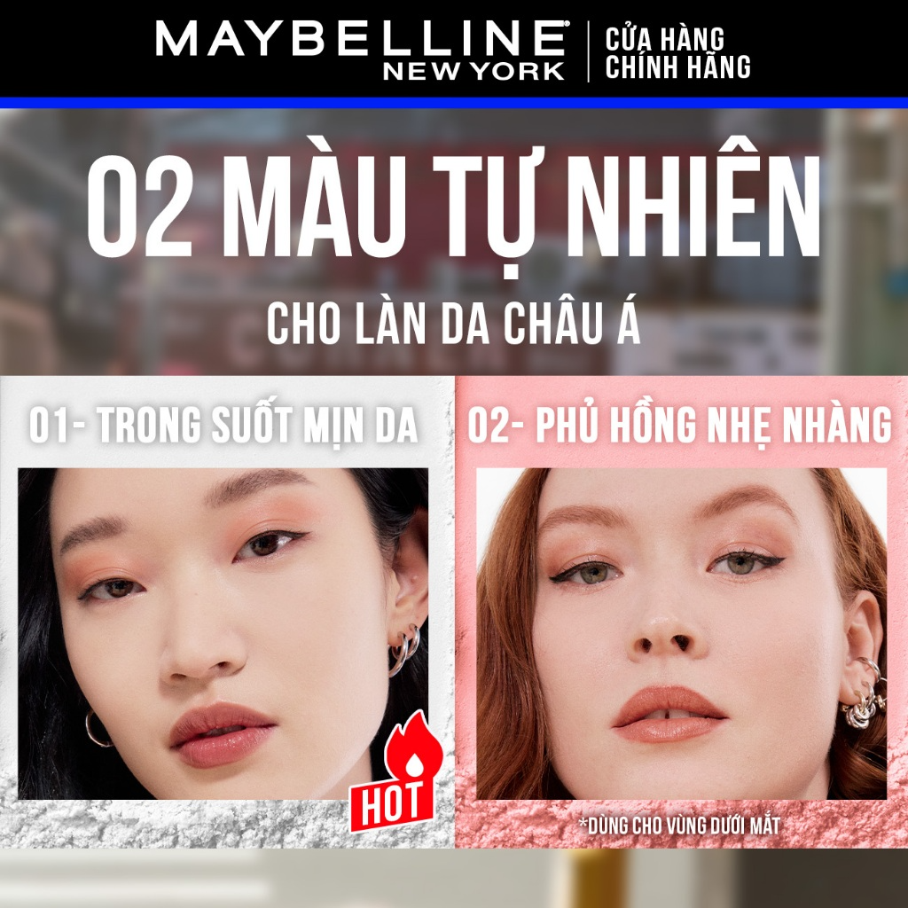 [MAYBELLINE] Phấn phủ bột Maybelline Fit Me Mattifying Setting Powder 10g_thumbnail_2