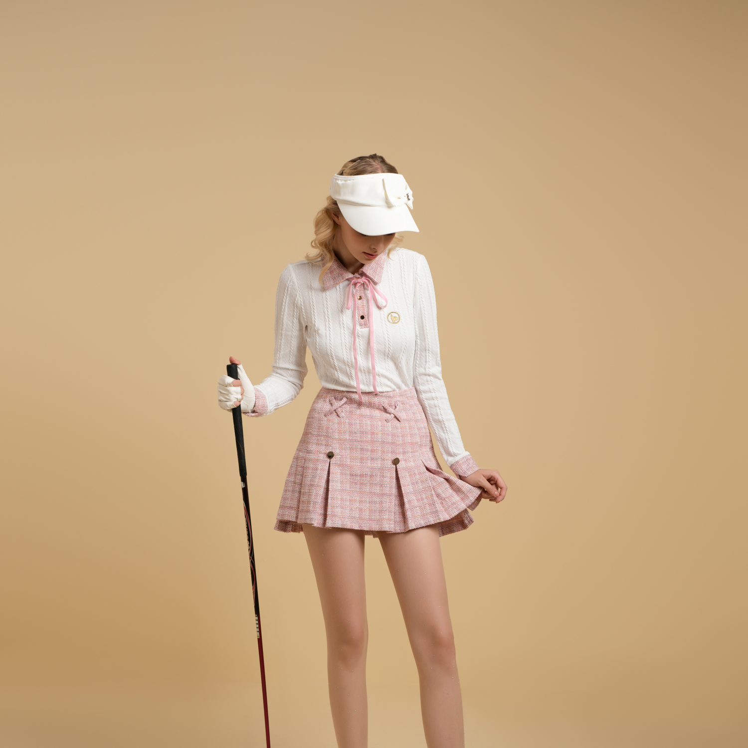 Áo Polo Phối Cổ Tweed Nữ_thumbnail_5