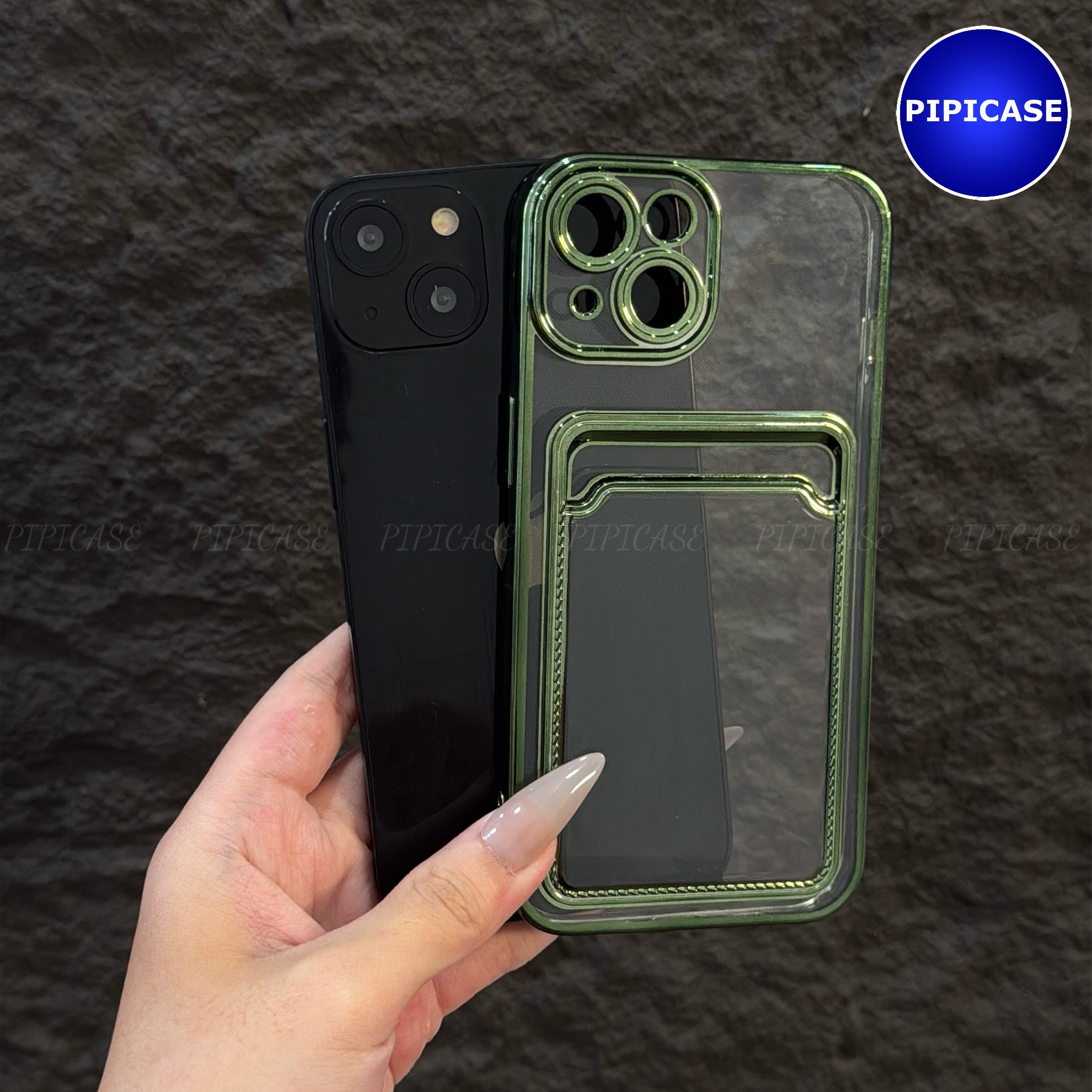 Ốp Lưng iPhone 14 - Ốp Thẻ - Xanh Lá_thumbnail_8