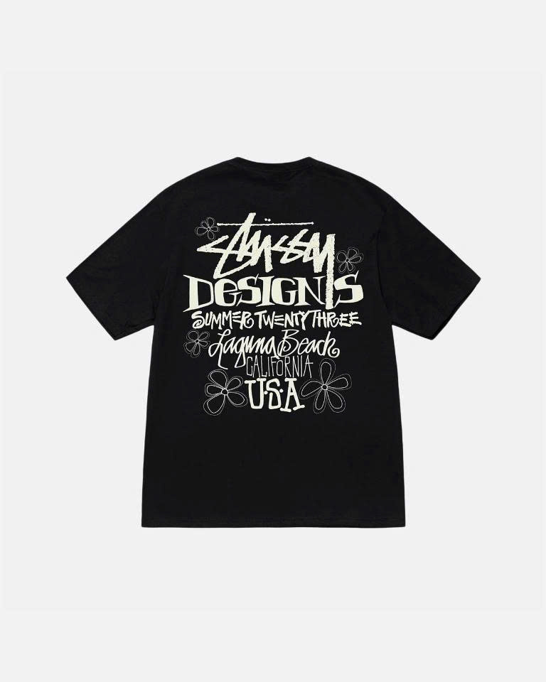 STUSSY SUMMER LB TEE BLK