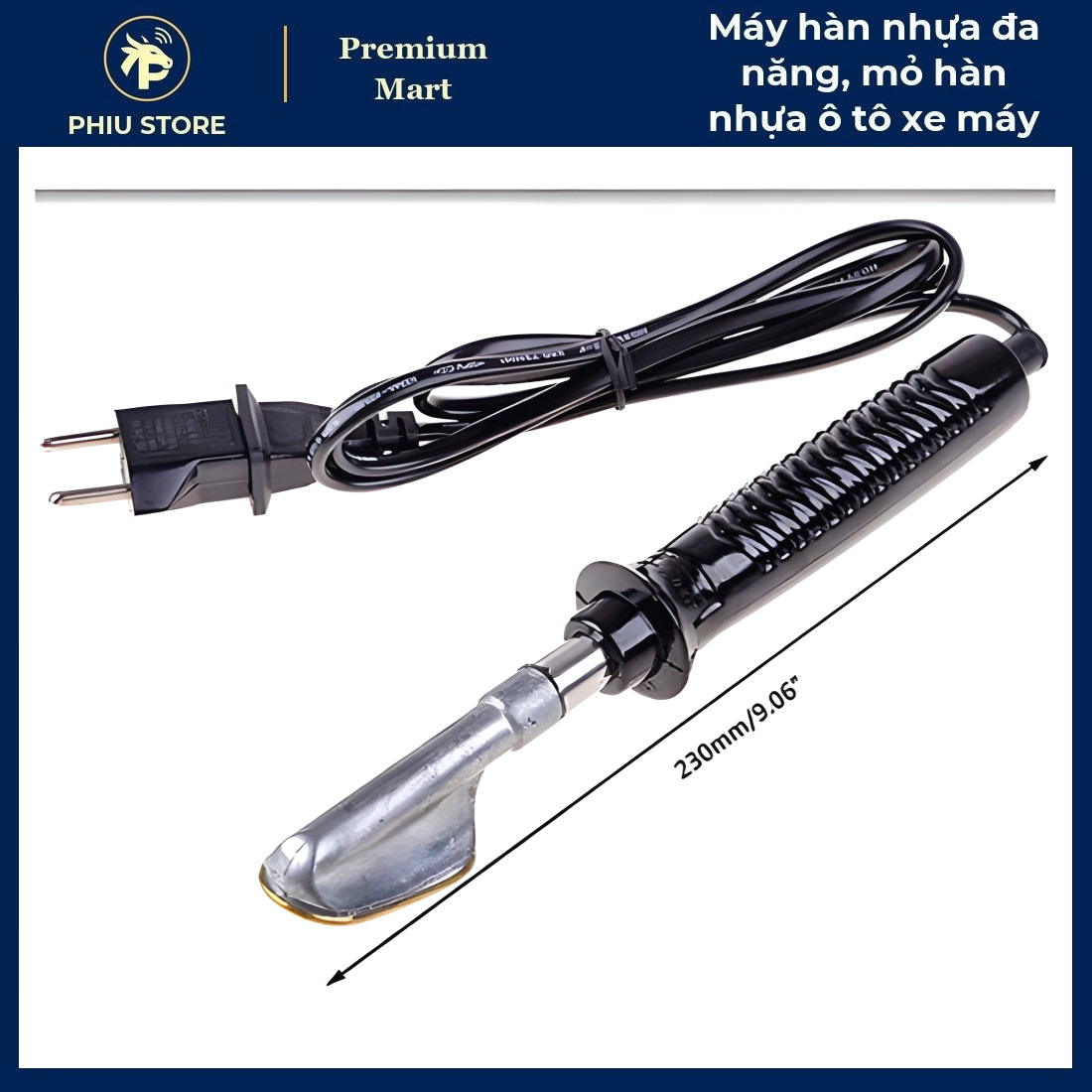 Bộ Hàn Nhựa Que Hàn & Lưới Ghim - Mỏ Hàn Nhựa Ô Tô Xe Máy, Kèm Bàn Chải_thumbnail_3