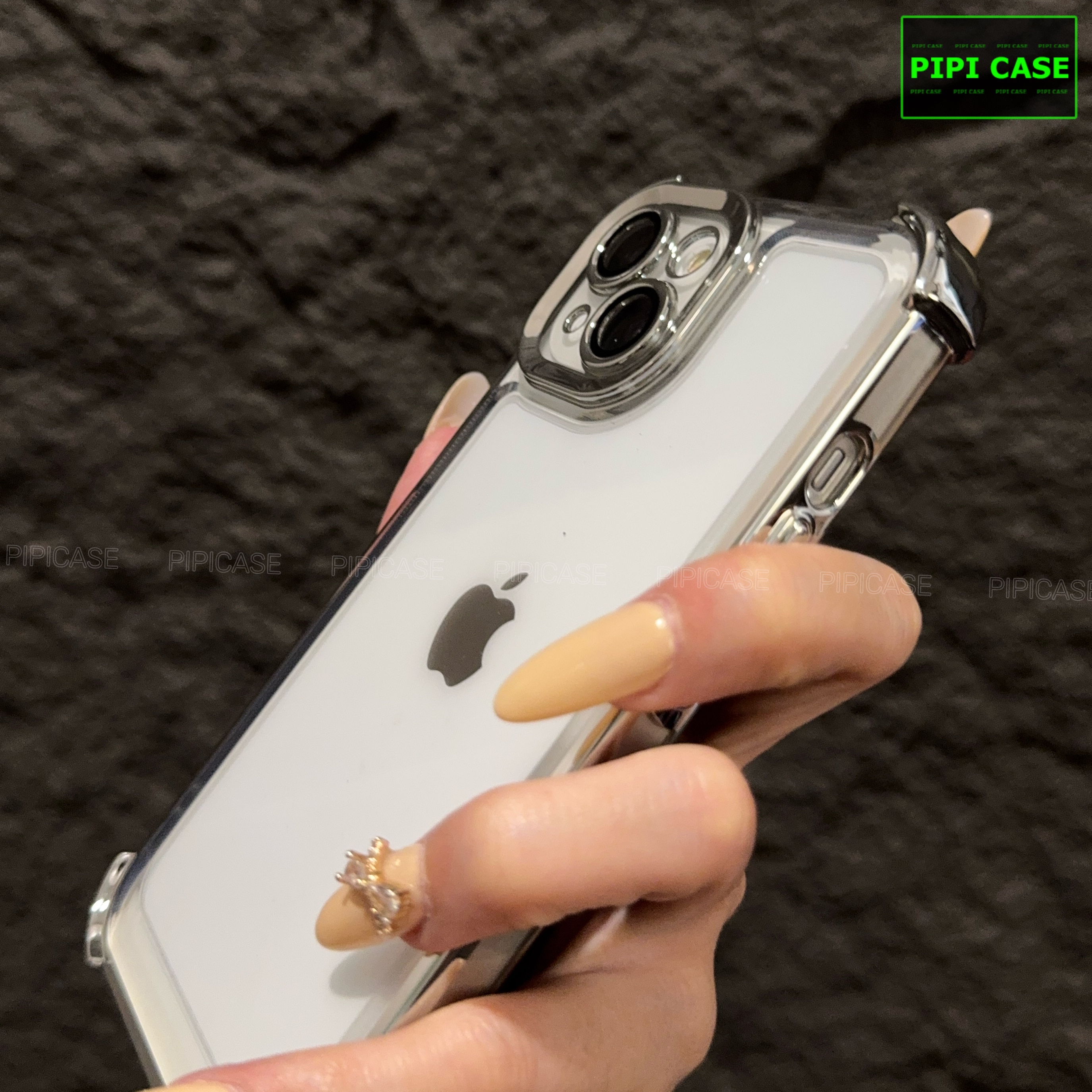Ốp Lưng iPhone 14 - Gu - Bạc_thumbnail_1