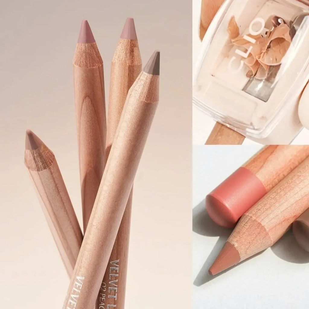 [CLIO] Chì kẻ môi Clio Velvet Lip Pencil kèm gọt 1.45g