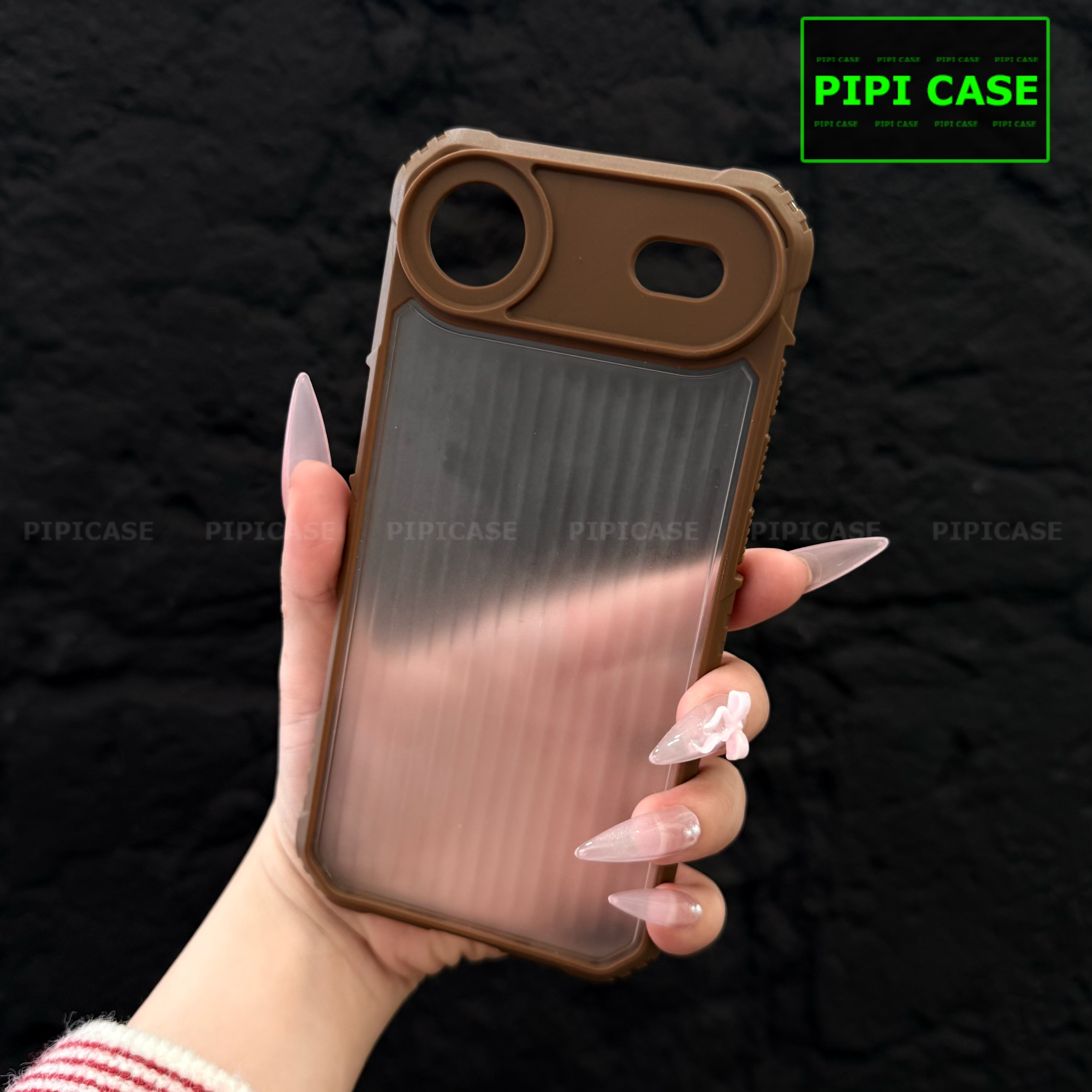 Ốp Lưng iPhone Air - Double 2 - Nâu
