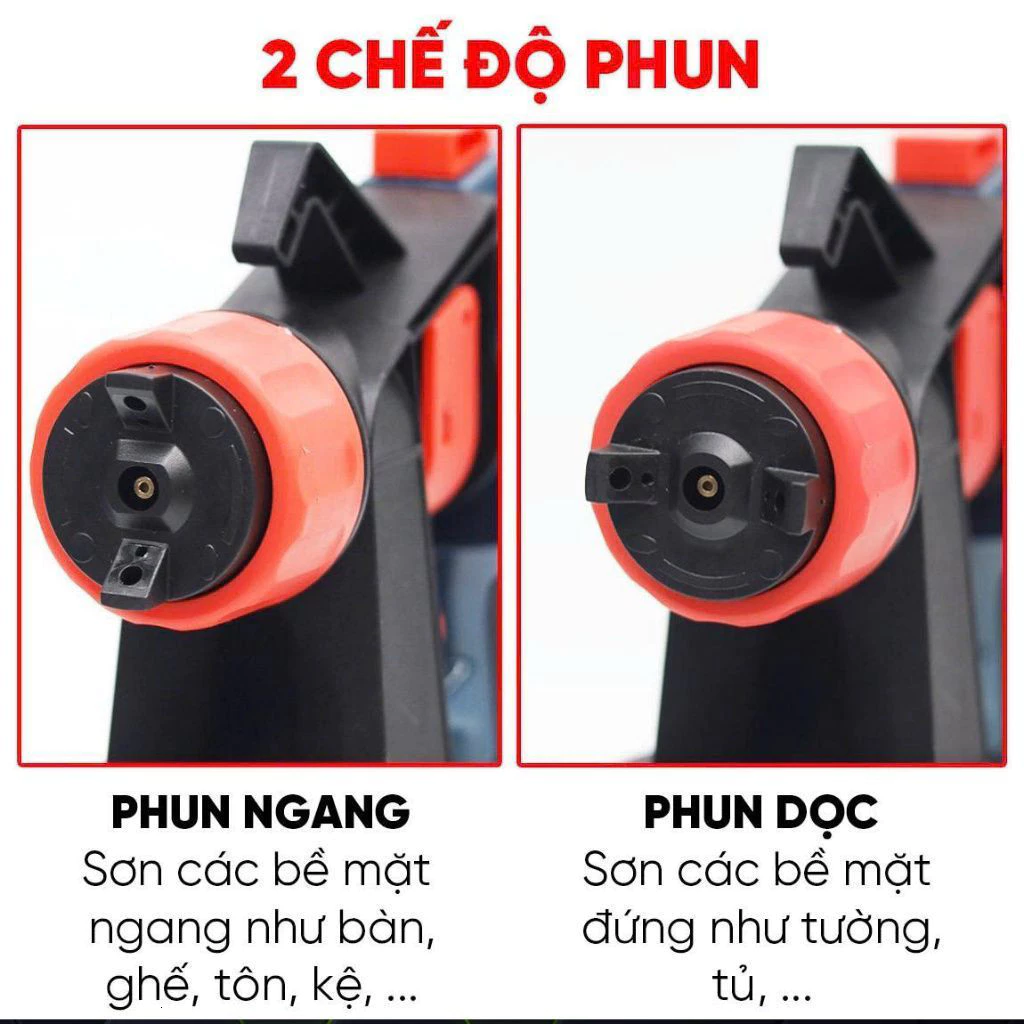 Máy Phun Sơn Pin BOSSUN BS450 450W – Bình Sơn 1000ml, Phun Sơn Cầm Tay Đa Năng_thumbnail_7
