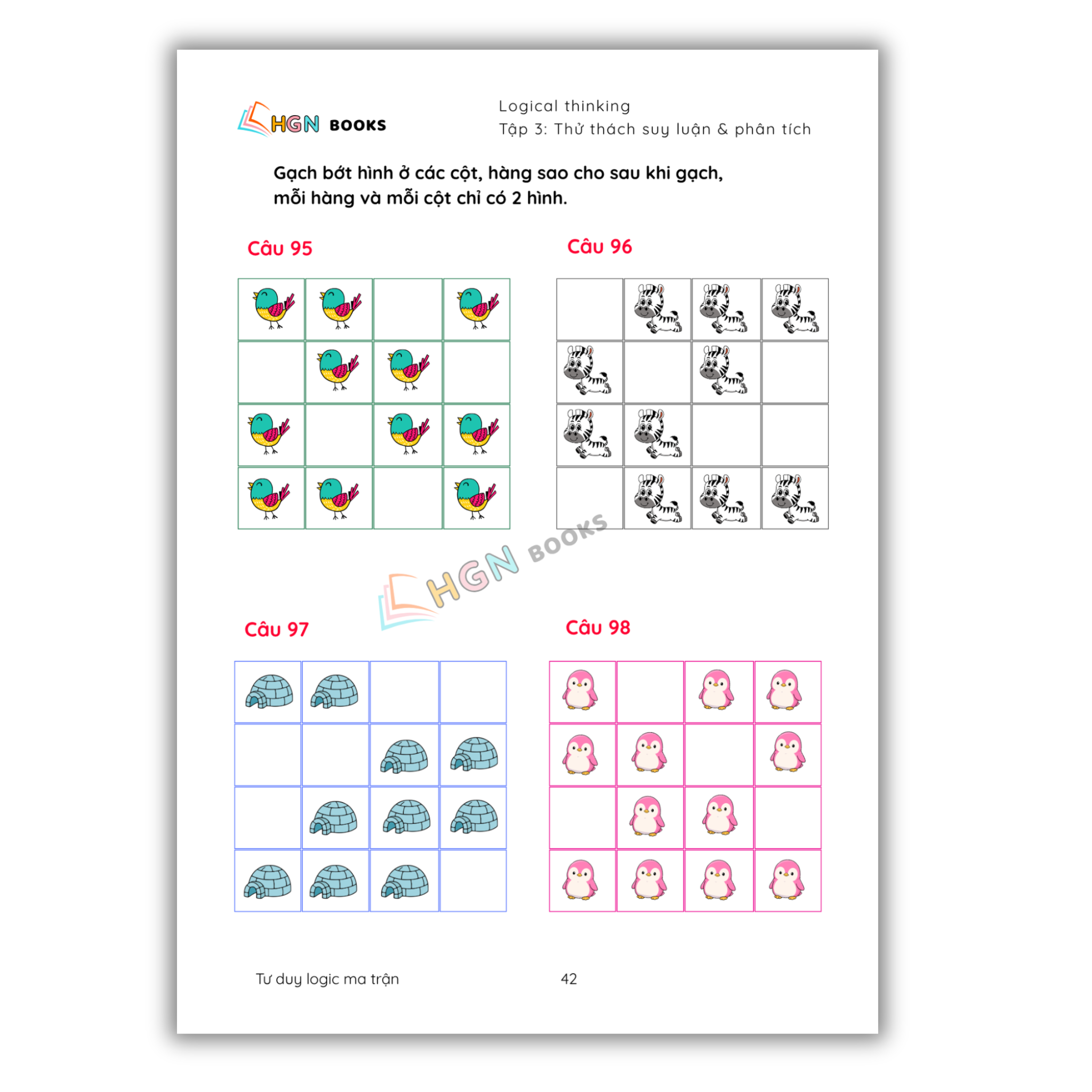 Bộ 3 cuốn tư duy Logical Thinking, 406 bài toán suy luận logic cho bé_thumbnail_18
