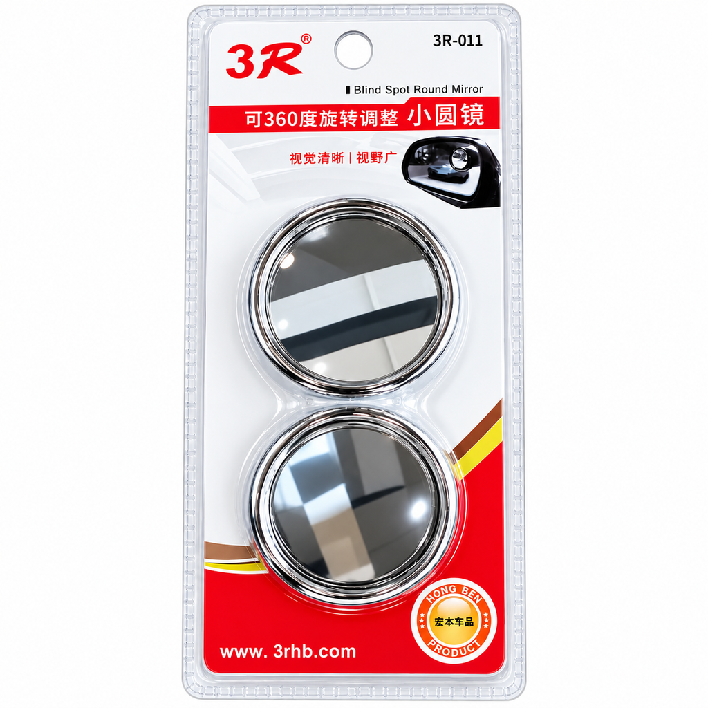 Bộ 2 Gương Cầu Lồi Gắn Gương Ô Tô 3R-011 Chính Hãng_thumbnail_5