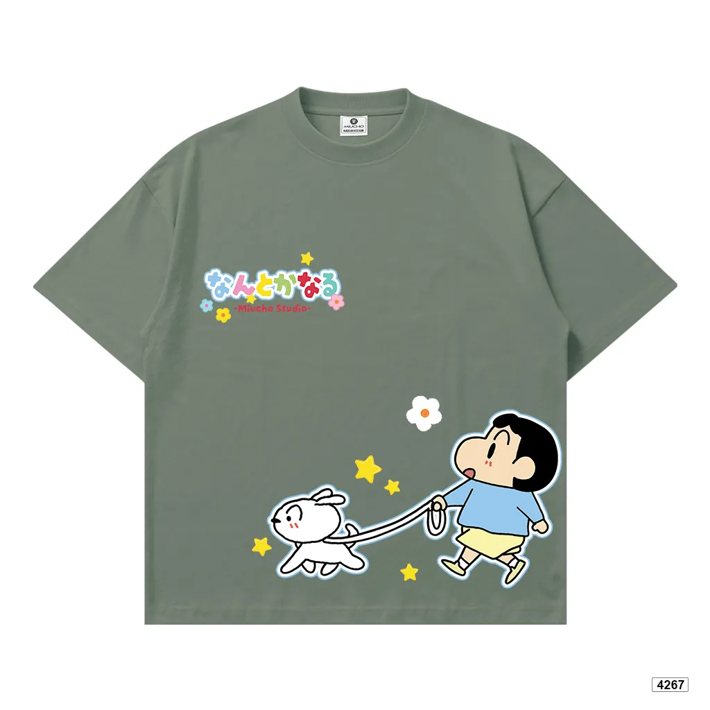 Áo thun form boxy hoạt hình Shinn Miucho 4267_thumbnail_16