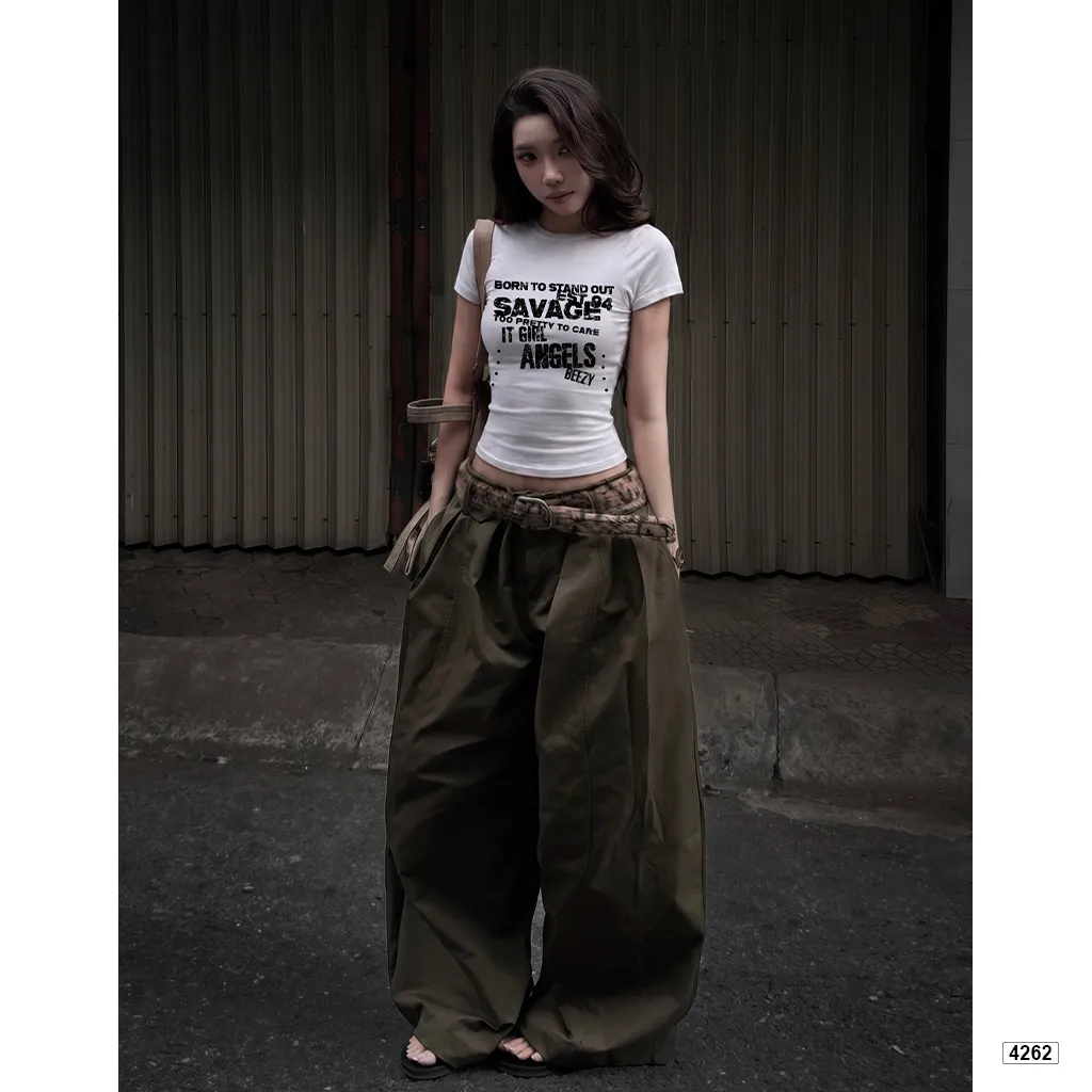 Baby tee form ôm dáng ngắn  ABD000374262 Beezy tay ngắn vải cotton thoáng mát cổ tròn  in mix_thumbnail_3
