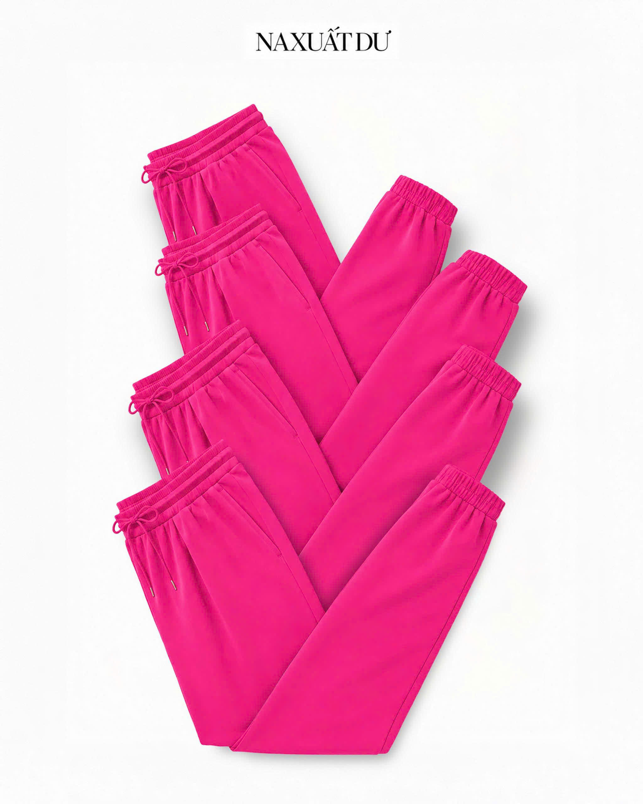 Set 4 Quần jogger KIDS màu hồng - Q103 (SALE)_thumbnail_4