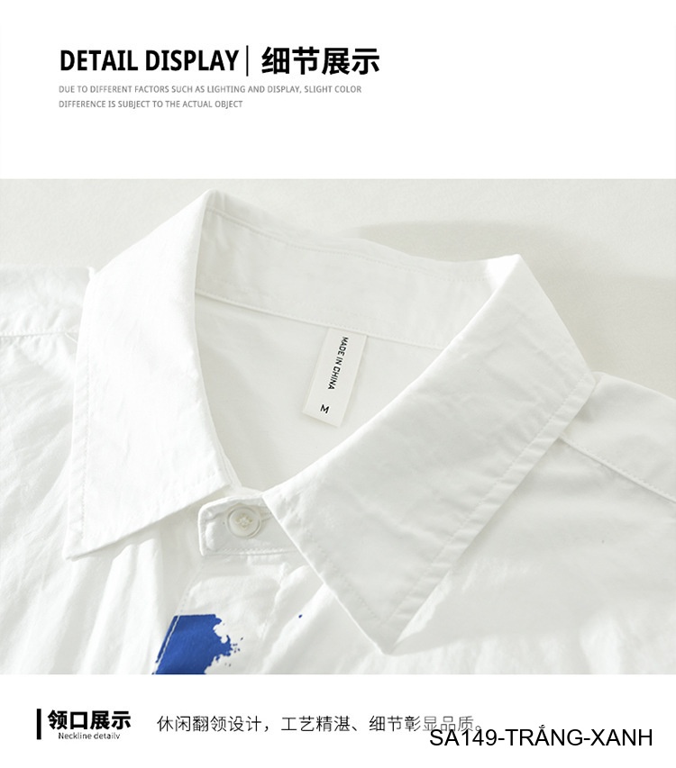 SA149 - Áo sơ mi nam dài tay phong cách Nhật Bản, chất cotton 100%, họa tiết sơn mài trẻ trung, form regular_thumbnail_9