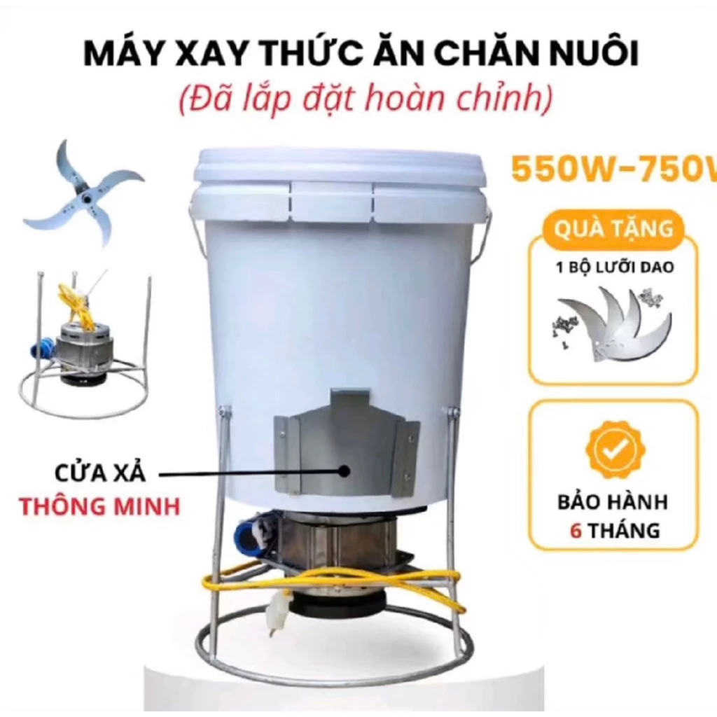 Máy Xay Chăn Nuôi Bằng Xô Sơn Có Xay Được Thân Chuối Không?