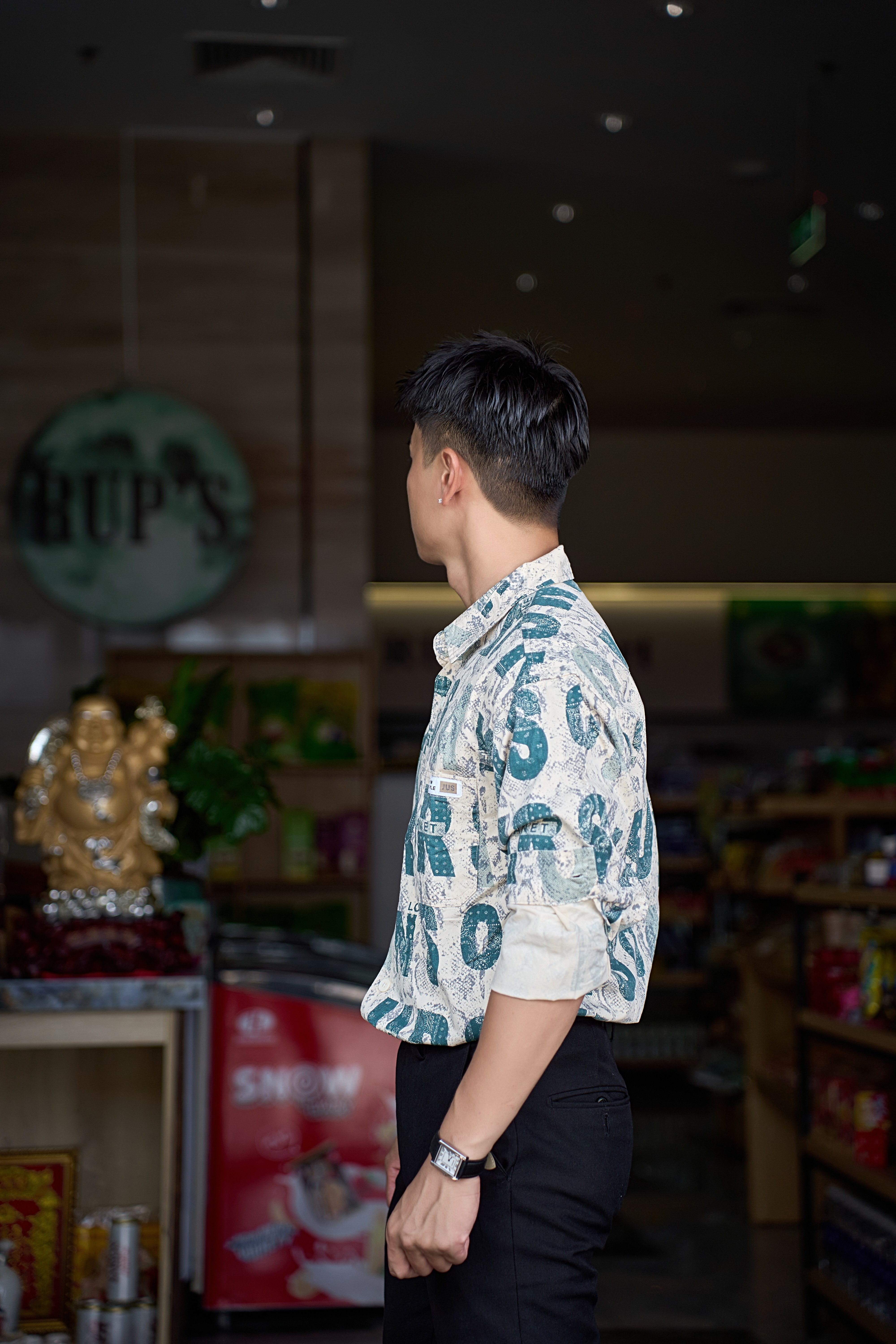 SA119 - Áo sơ mi nam dài tay in chữ phong cách Nhật Bản, chất cotton mềm mại, form rộng thoải mái_thumbnail_7