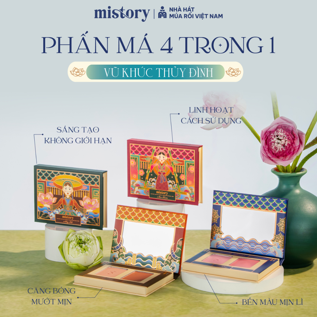 [MISTORY] Phấn má hồng 2 ô Mistory Vũ Khúc Thủy Đình 6g
