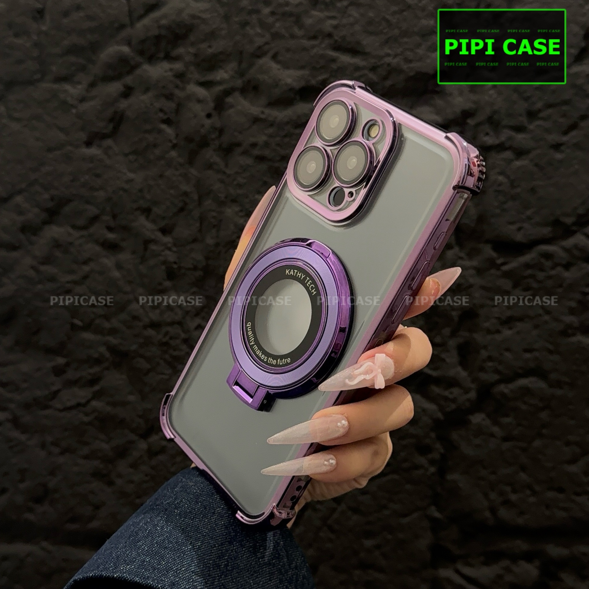 Ốp Lưng iPhone 14 Pro - Ven - Tím_thumbnail_4