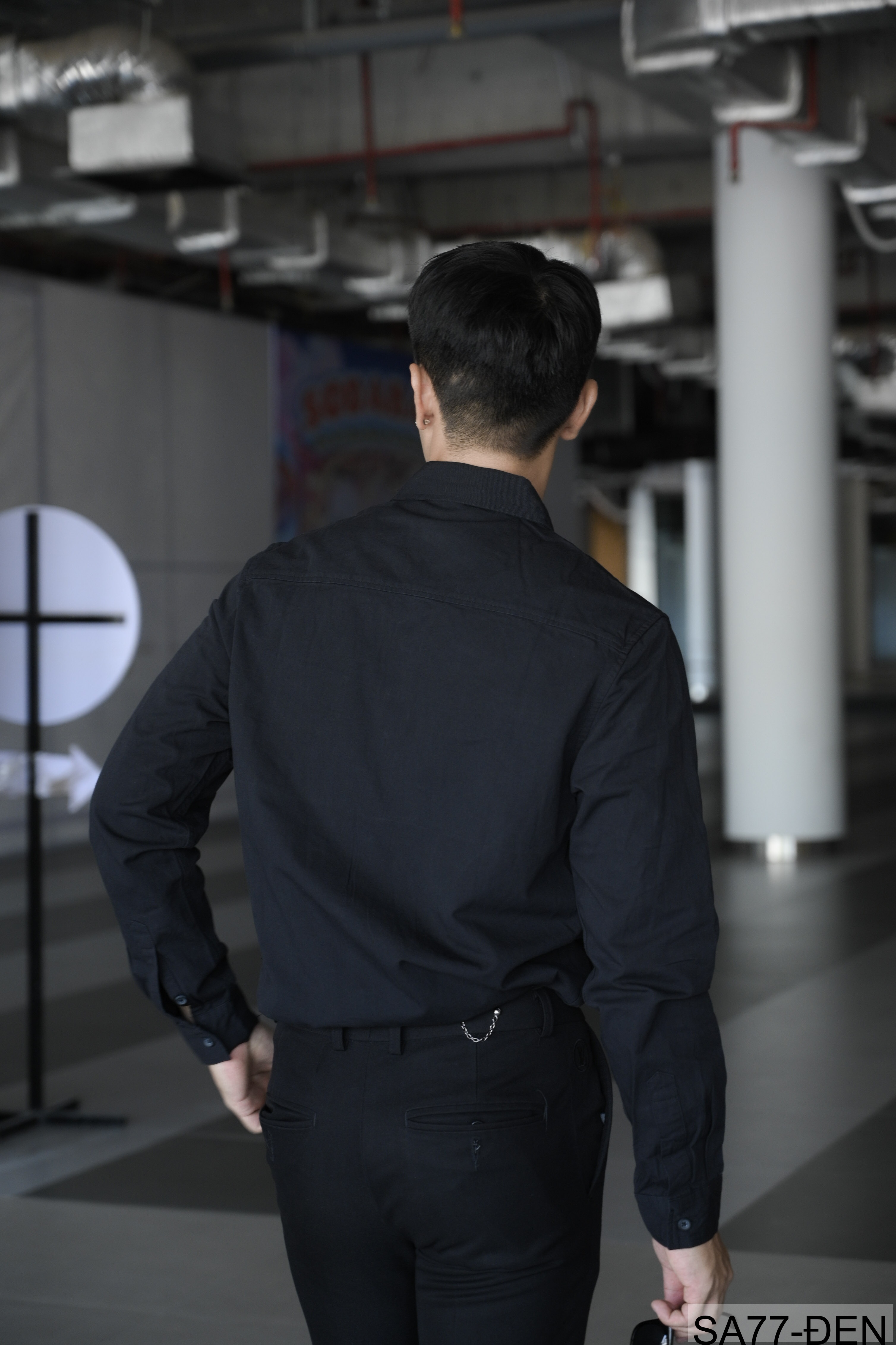 SA77 - Áo sơ mi nam dài tay phong cách Nhật, chất cotton 100%, form rộng thoải mái, họa tiết nghệ thuật độc đáo_thumbnail_10