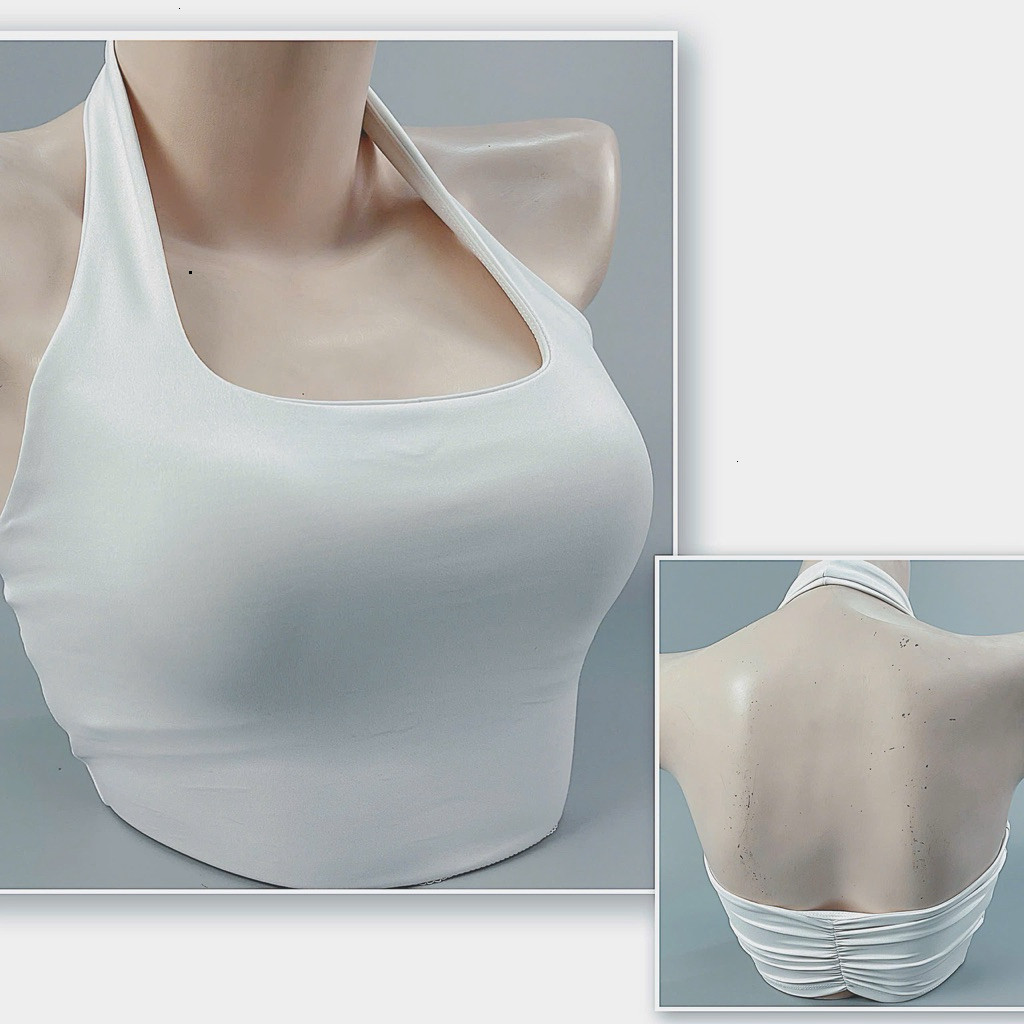 Áo Bra Yếm Nhún Lưng Nâng Ngực Không Gọng Chất Thun Lạnh Co Giãn Sẵn Mút_thumbnail_9