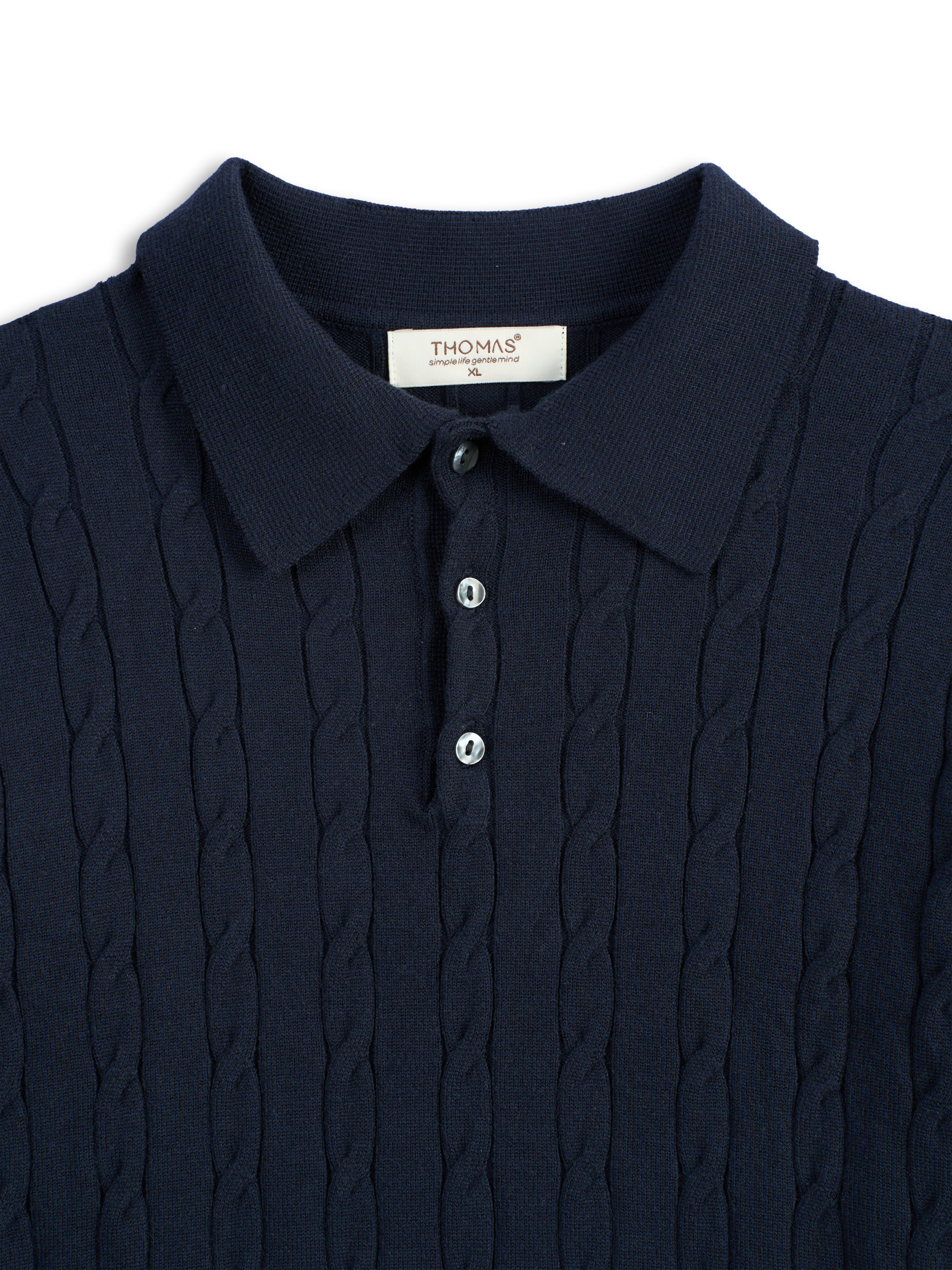 Áo Polo Len Dài Tay Twisted-Wool Sợi Viscose Form Relaxed_thumbnail_6