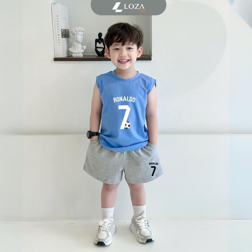 [XẢ KHO BỘ BA LỖ] Bộ ba lỗ cho bé trai nhiều mẫu lẻ size từ 15-40kg - Quần áo bé trai - Loza Kids XABL01_thumbnail_32